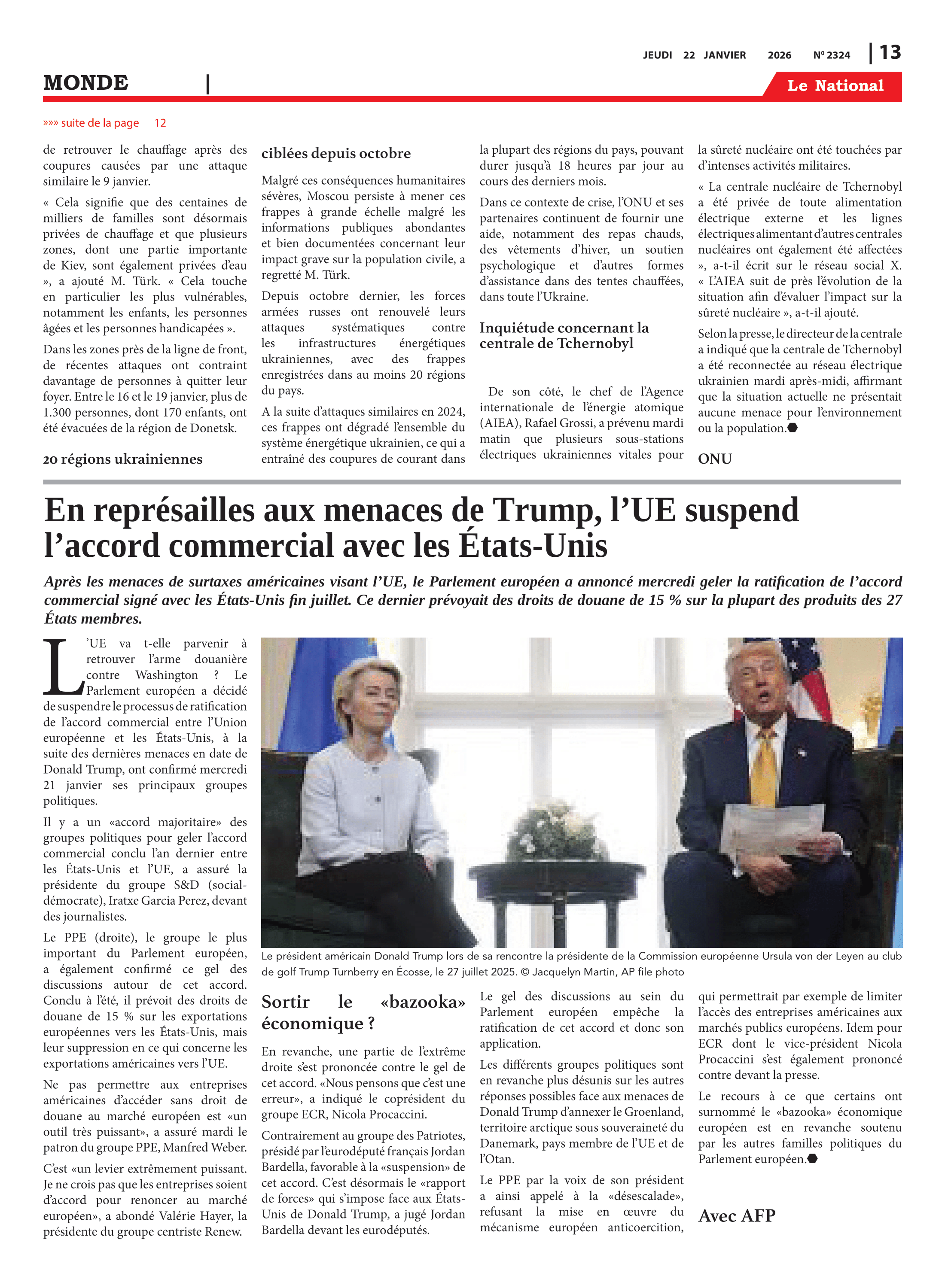 Page 13 de l'édition 2324