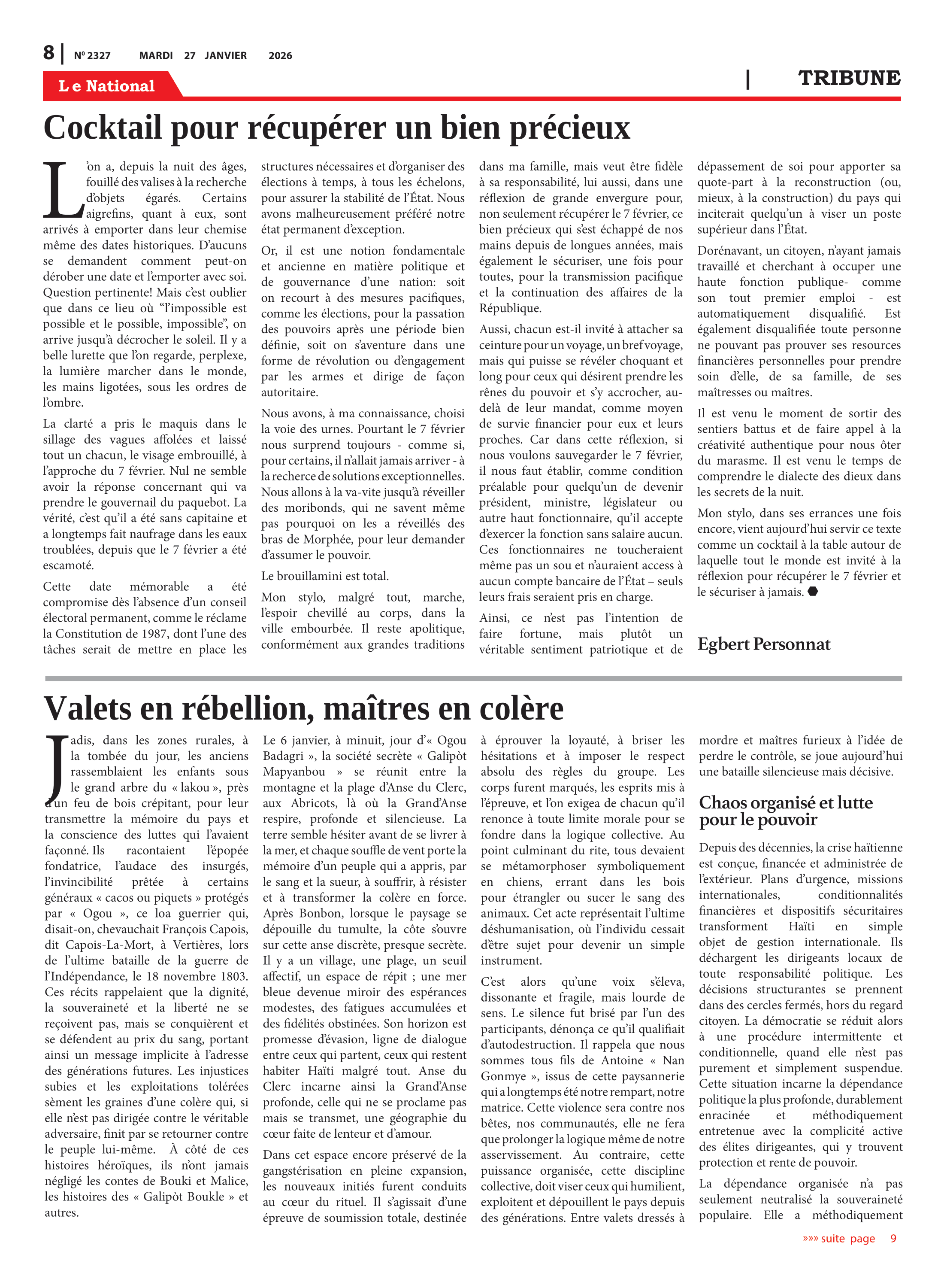 Page 8 de l'édition 2327
