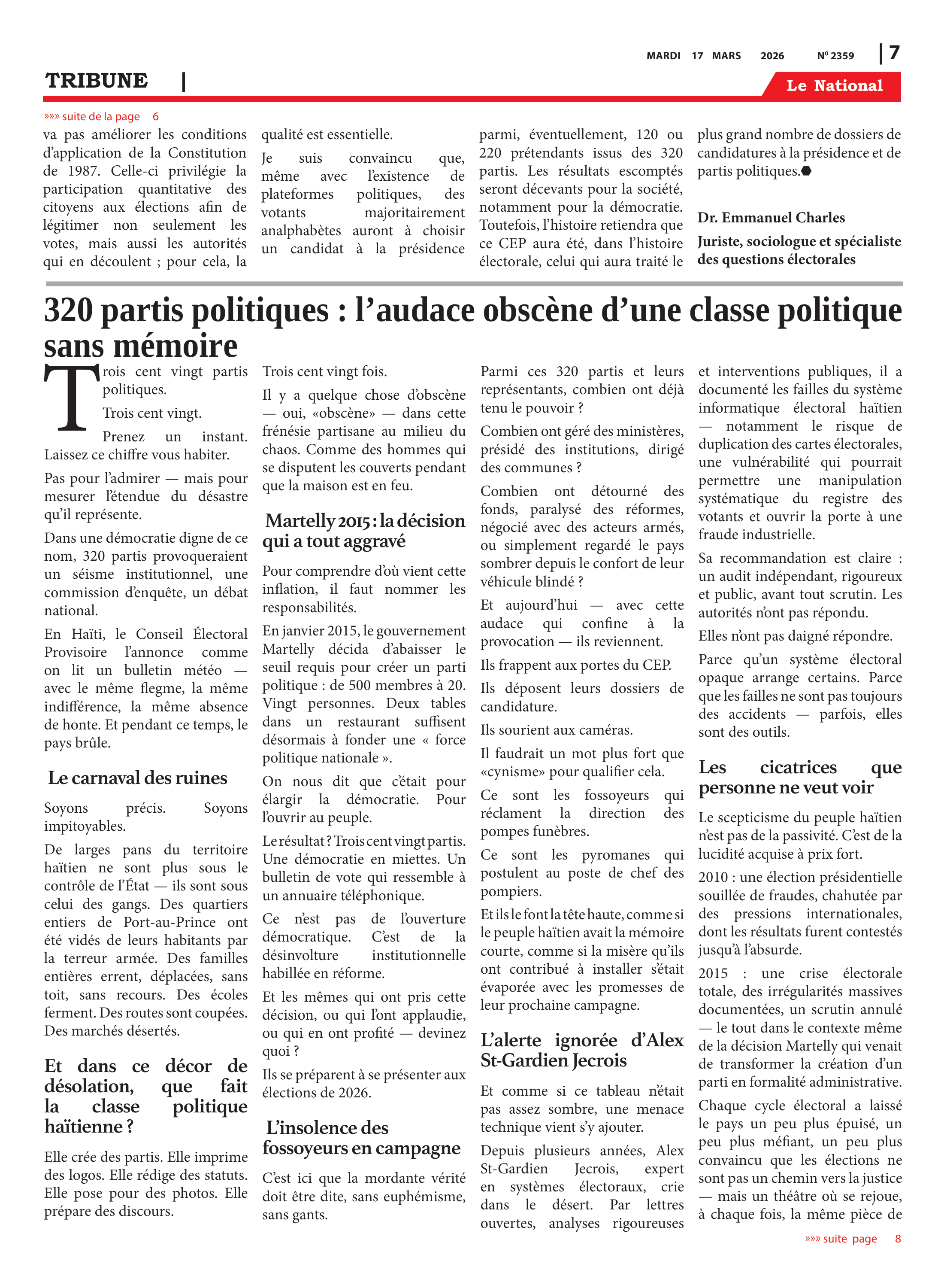 Page 7 de l'édition 2359