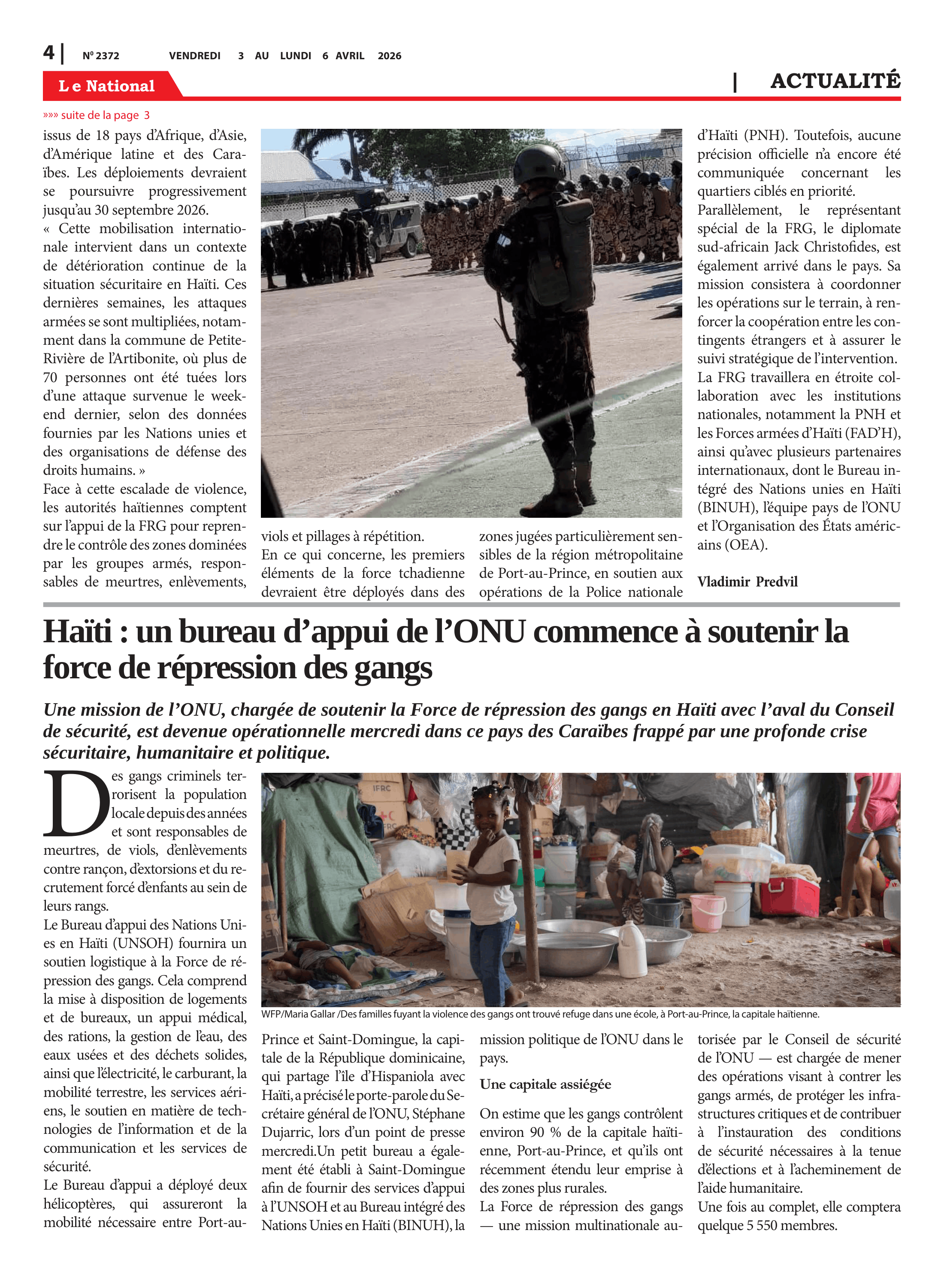 Page 4 de l'édition 2372