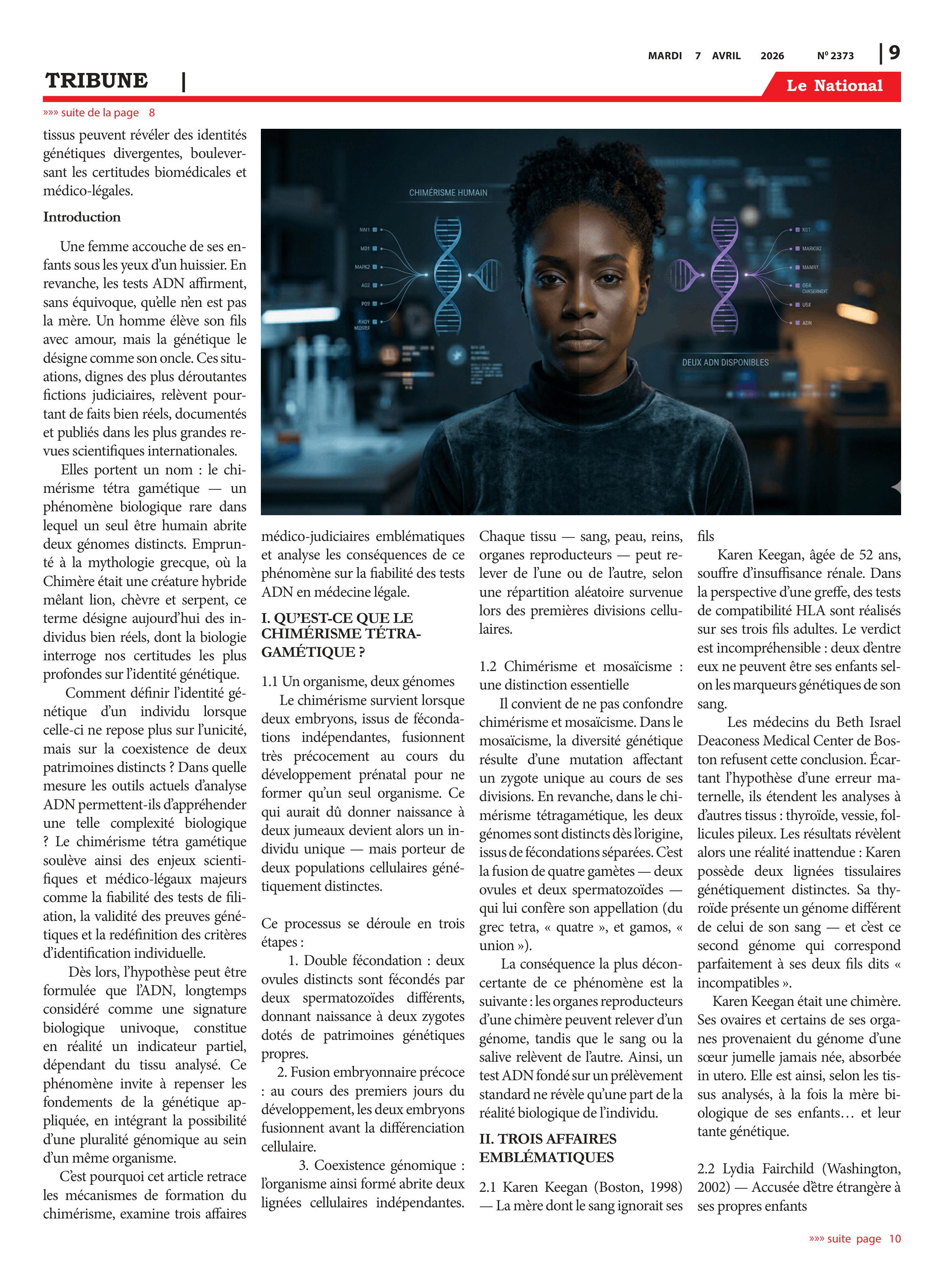 Page 9 de l'édition 2373