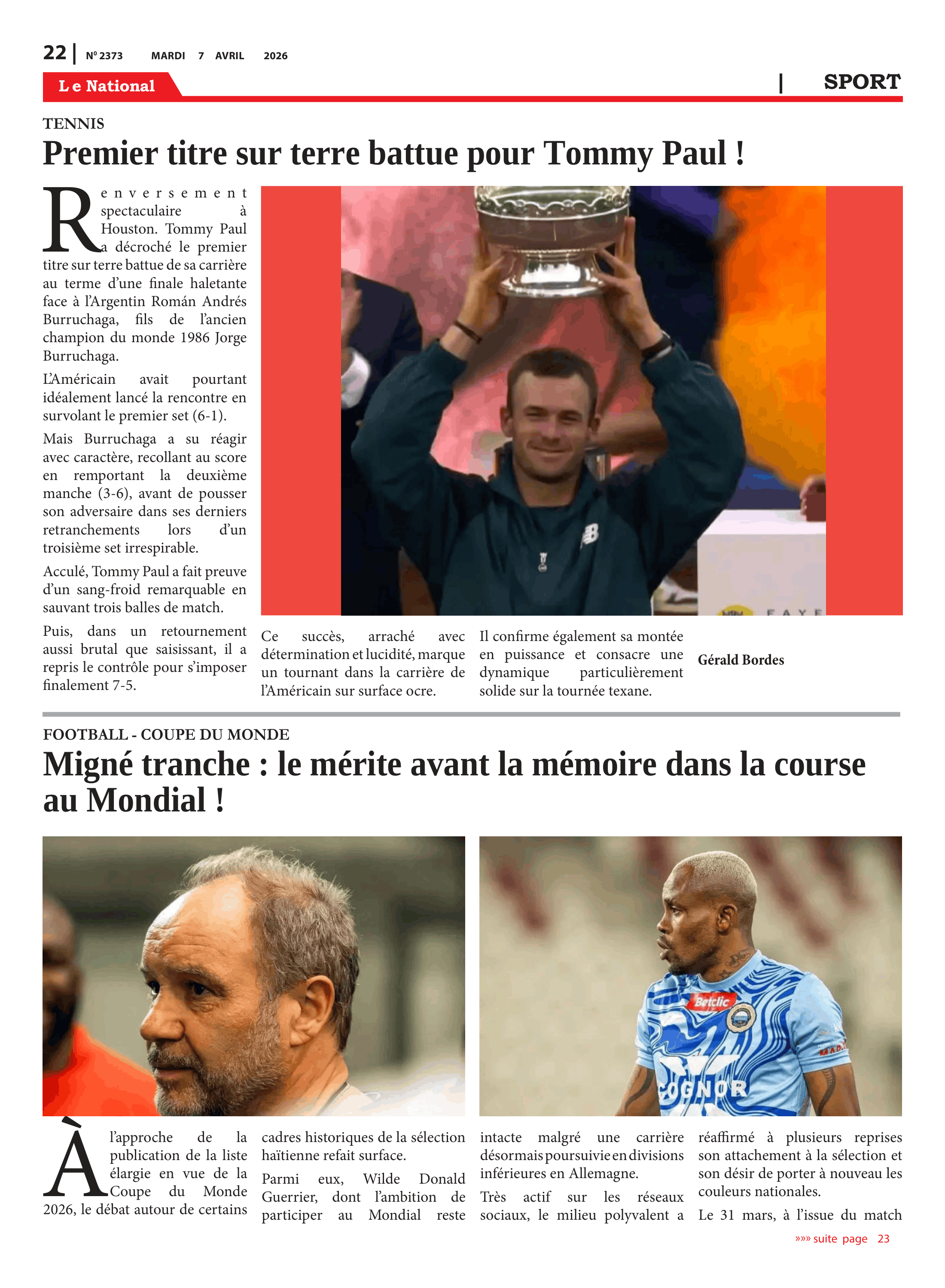 Page 22 de l'édition 2373