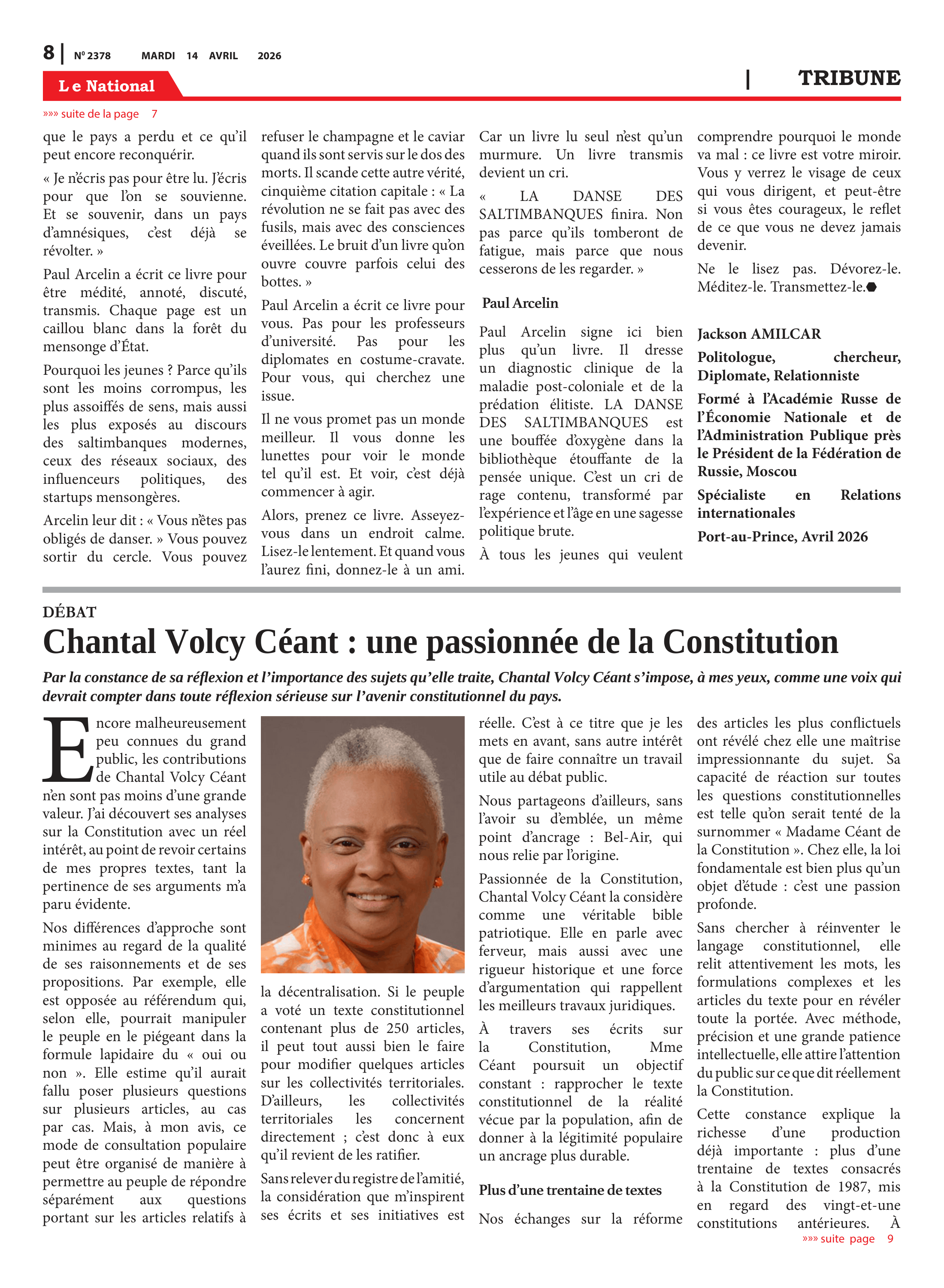 Page 8 de l'édition 2378