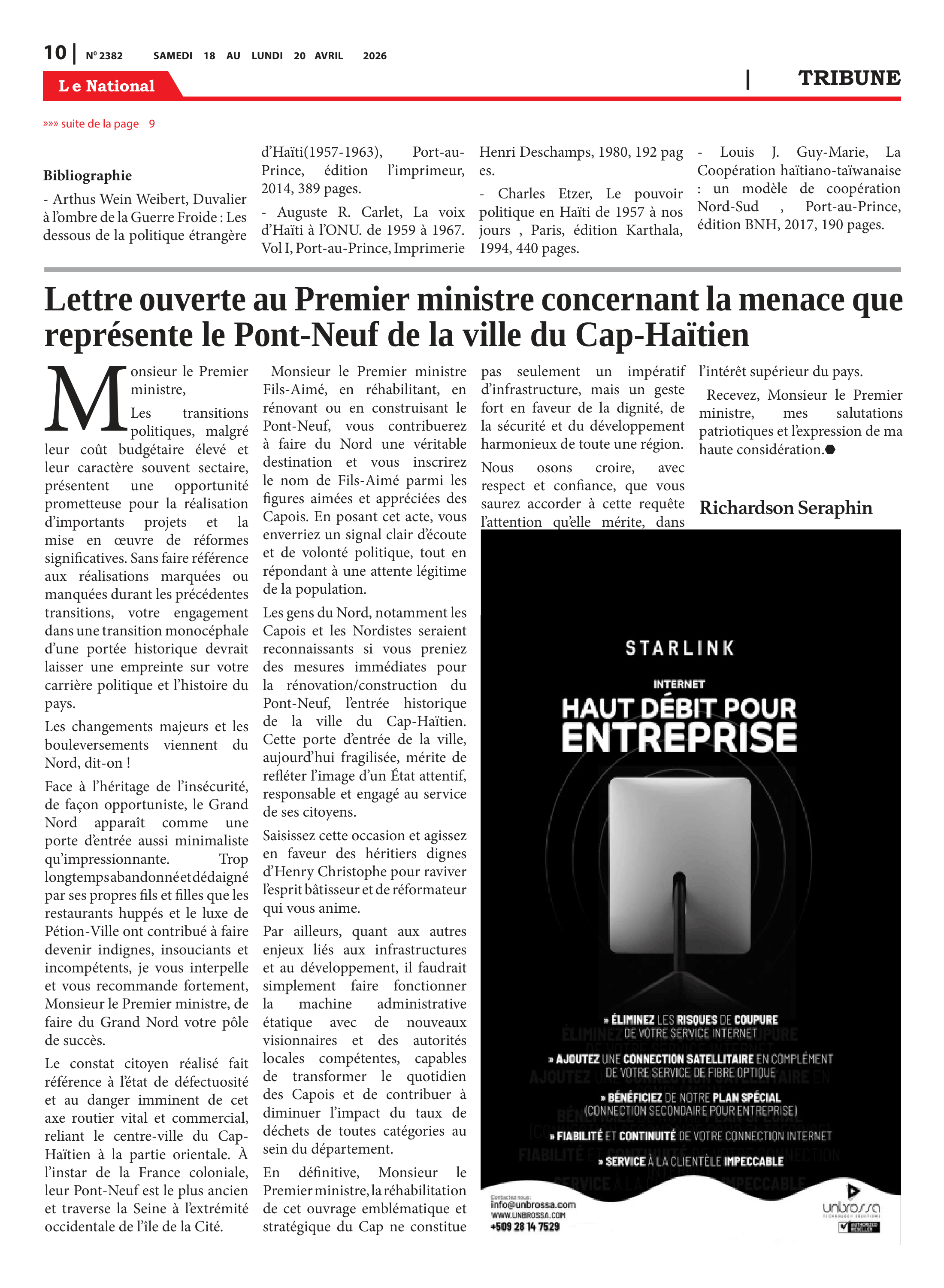 Page 10 de l'édition 2382