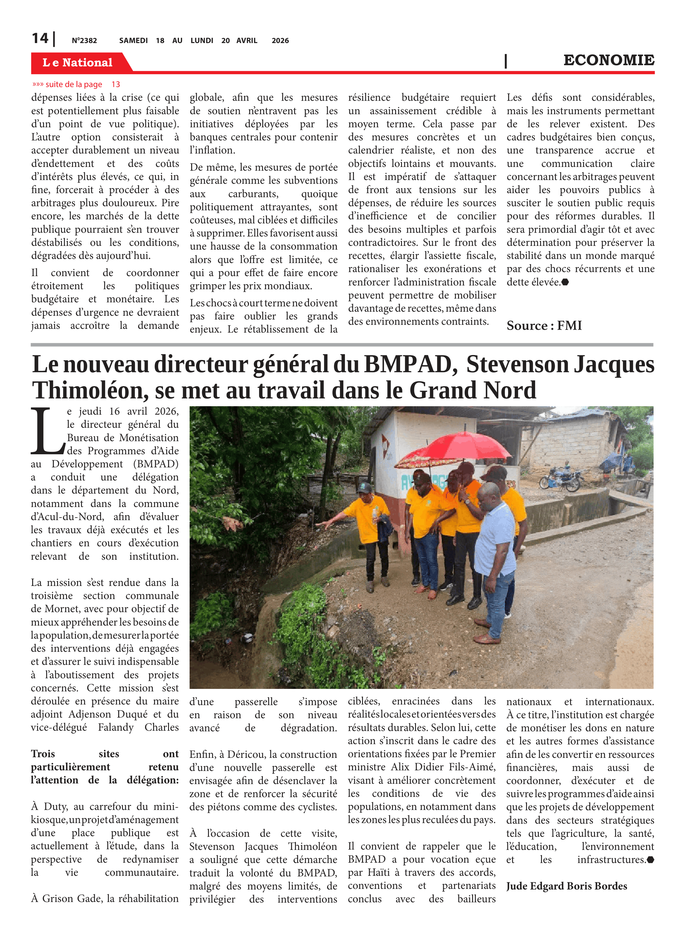 Page 14 de l'édition 2382