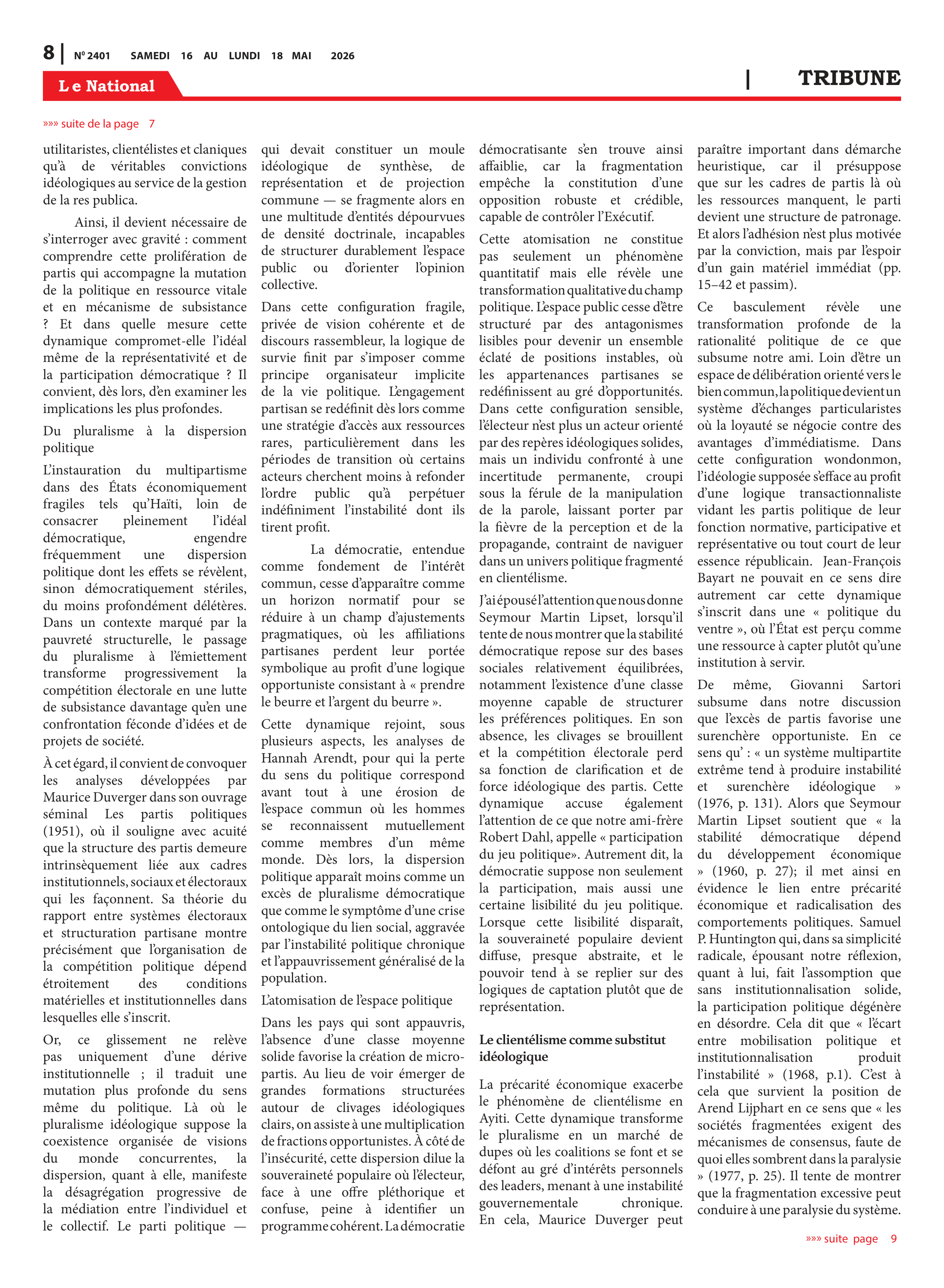 Page 8 de l'édition 2401