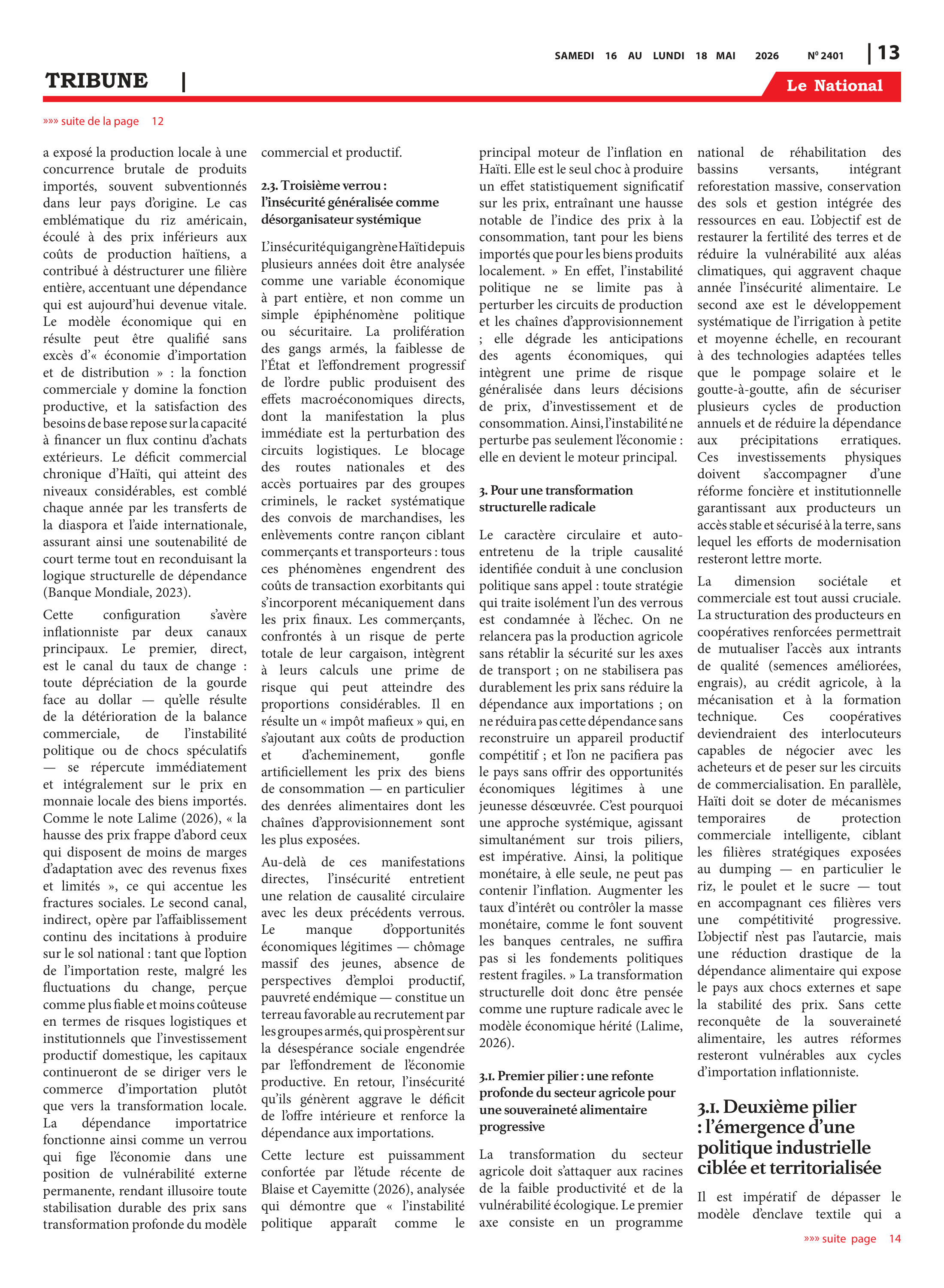 Page 13 de l'édition 2401