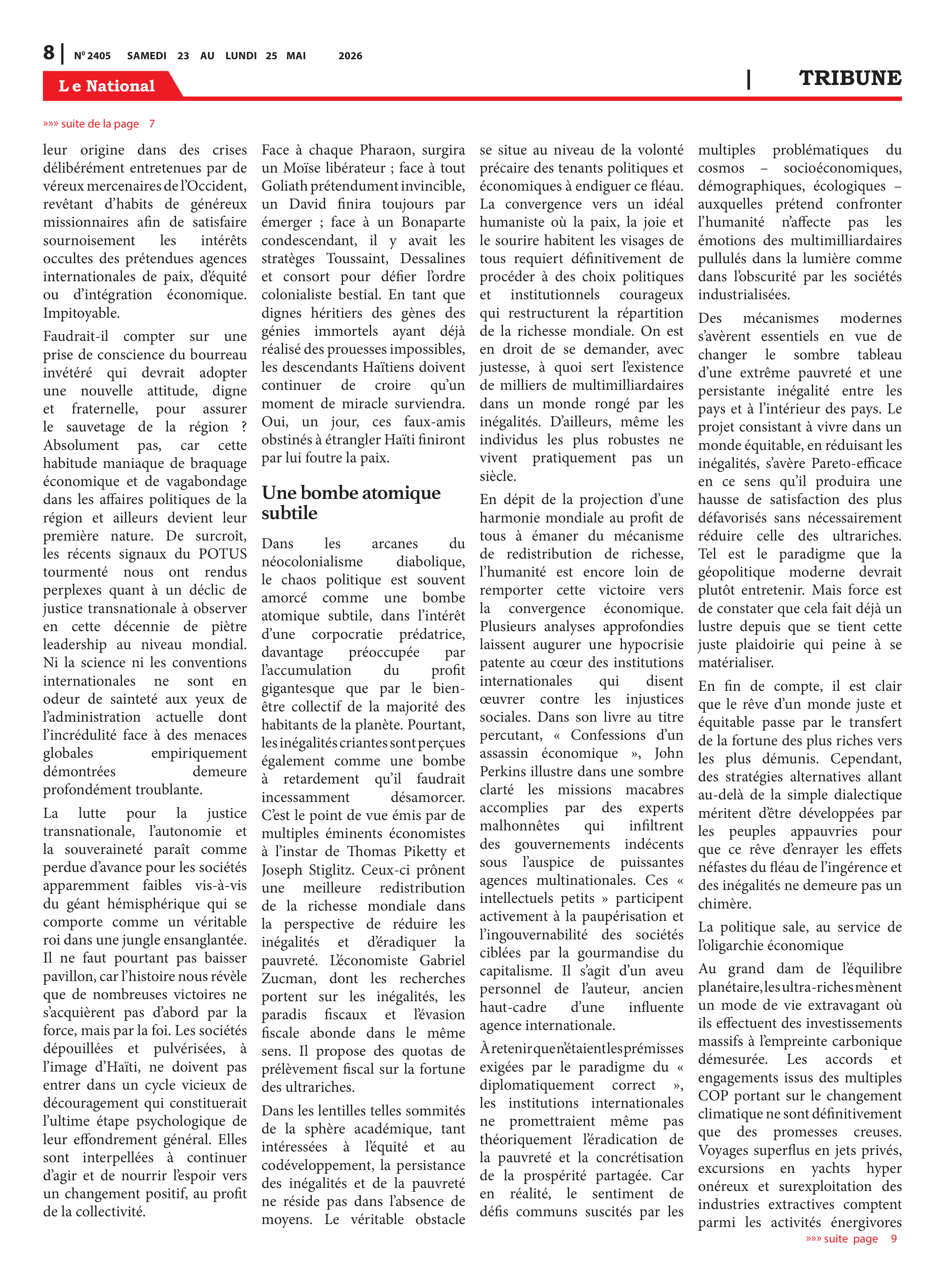 Page 8 de l'édition 2405