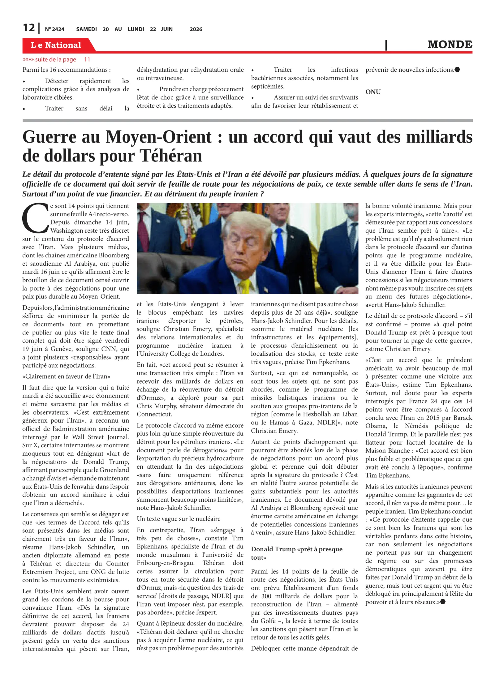 Page 12 de l'édition 2424