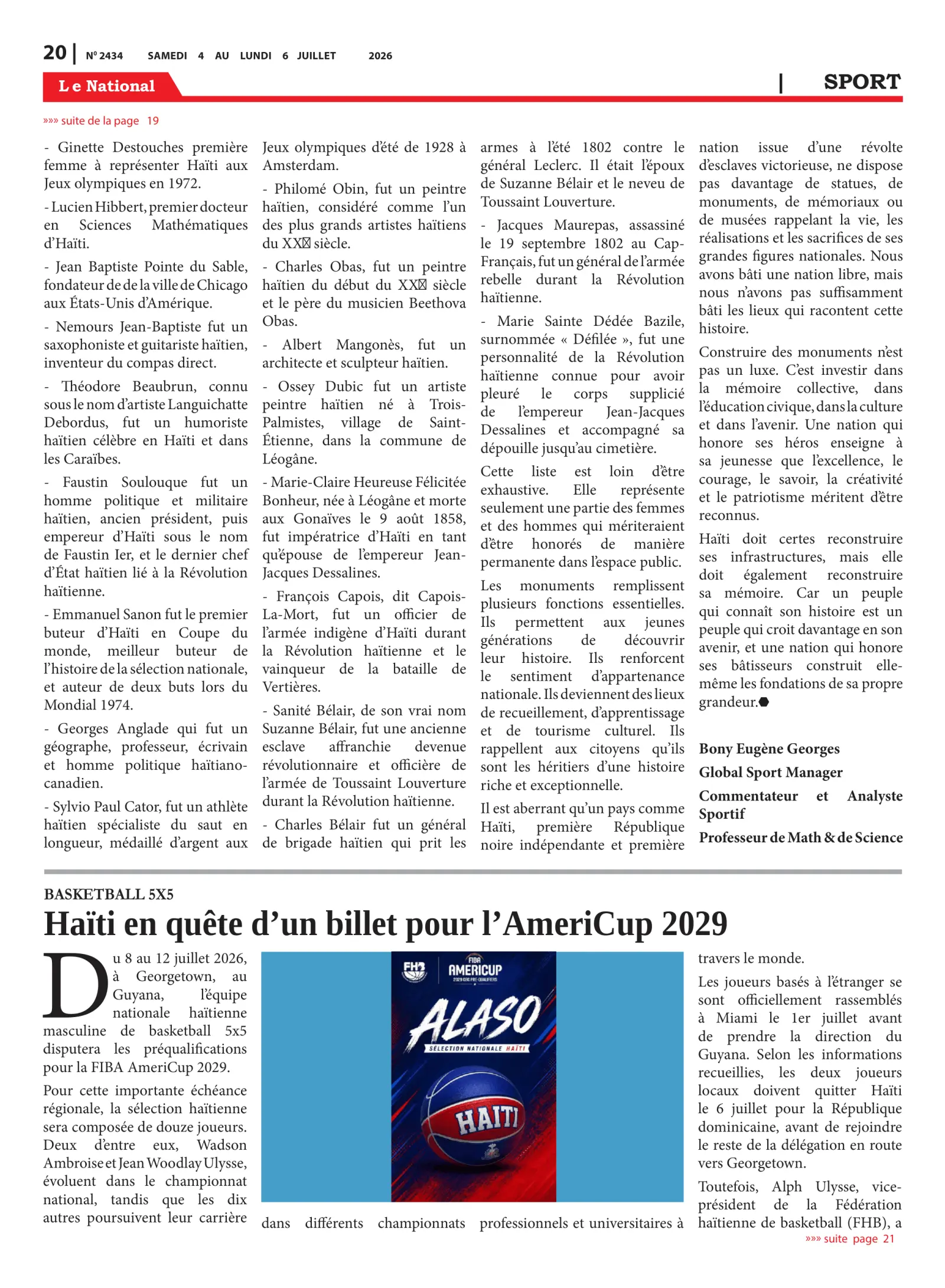 Page 20 de l'édition 2434