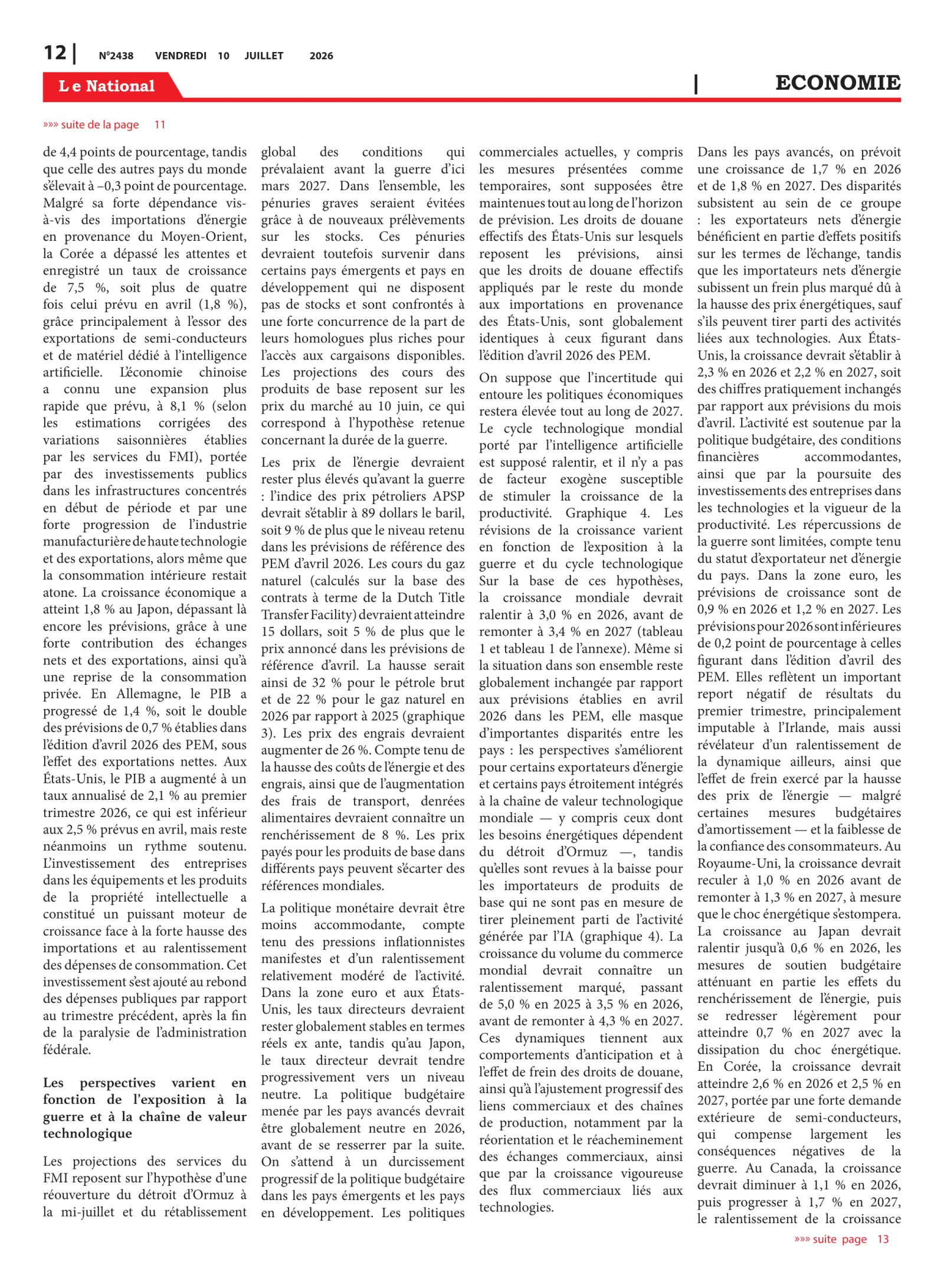 Page 12 de l'édition 2438