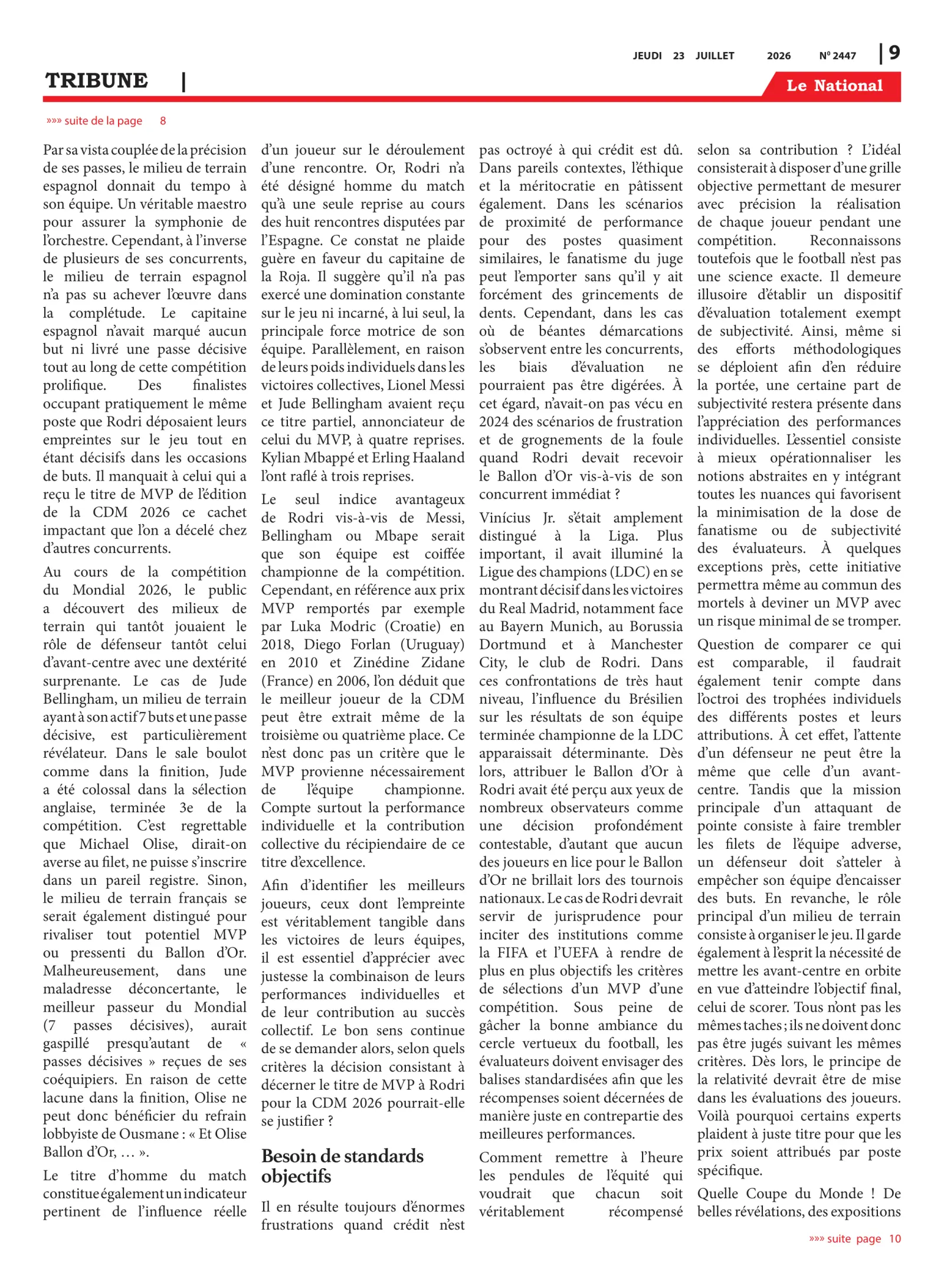 Page 9 de l'édition 2447