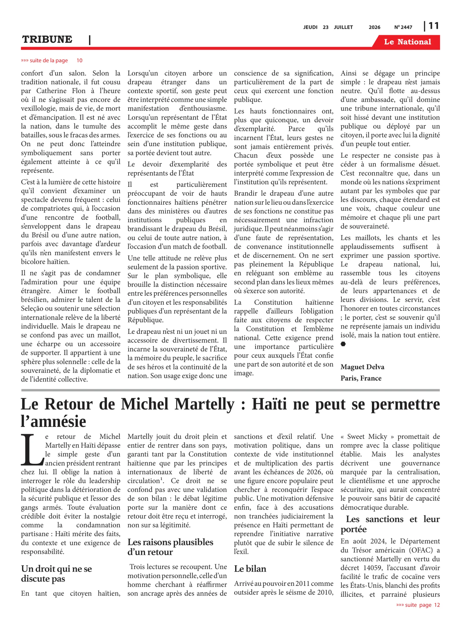 Page 11 de l'édition 2447