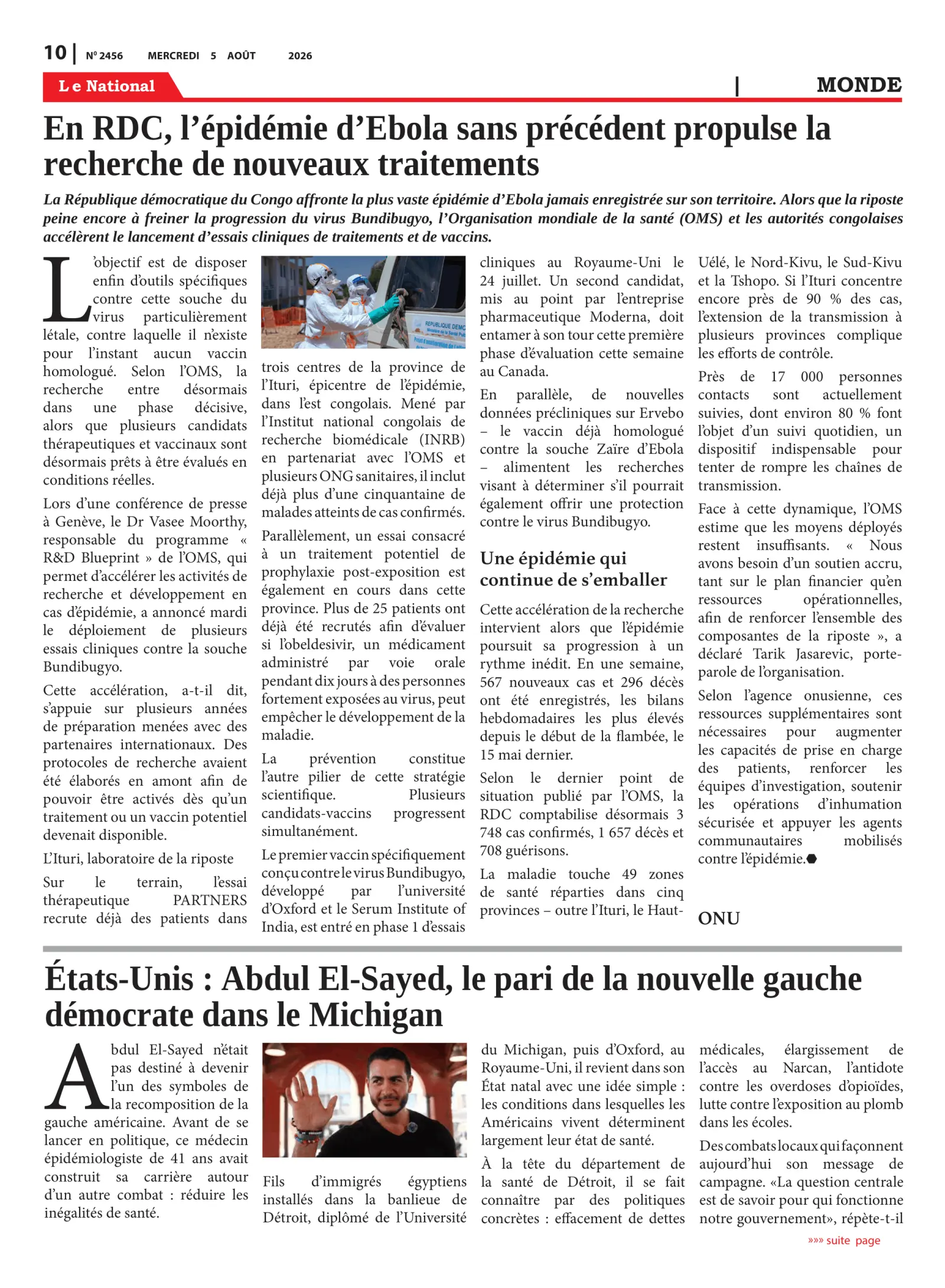 Page 10 de l'édition 2456