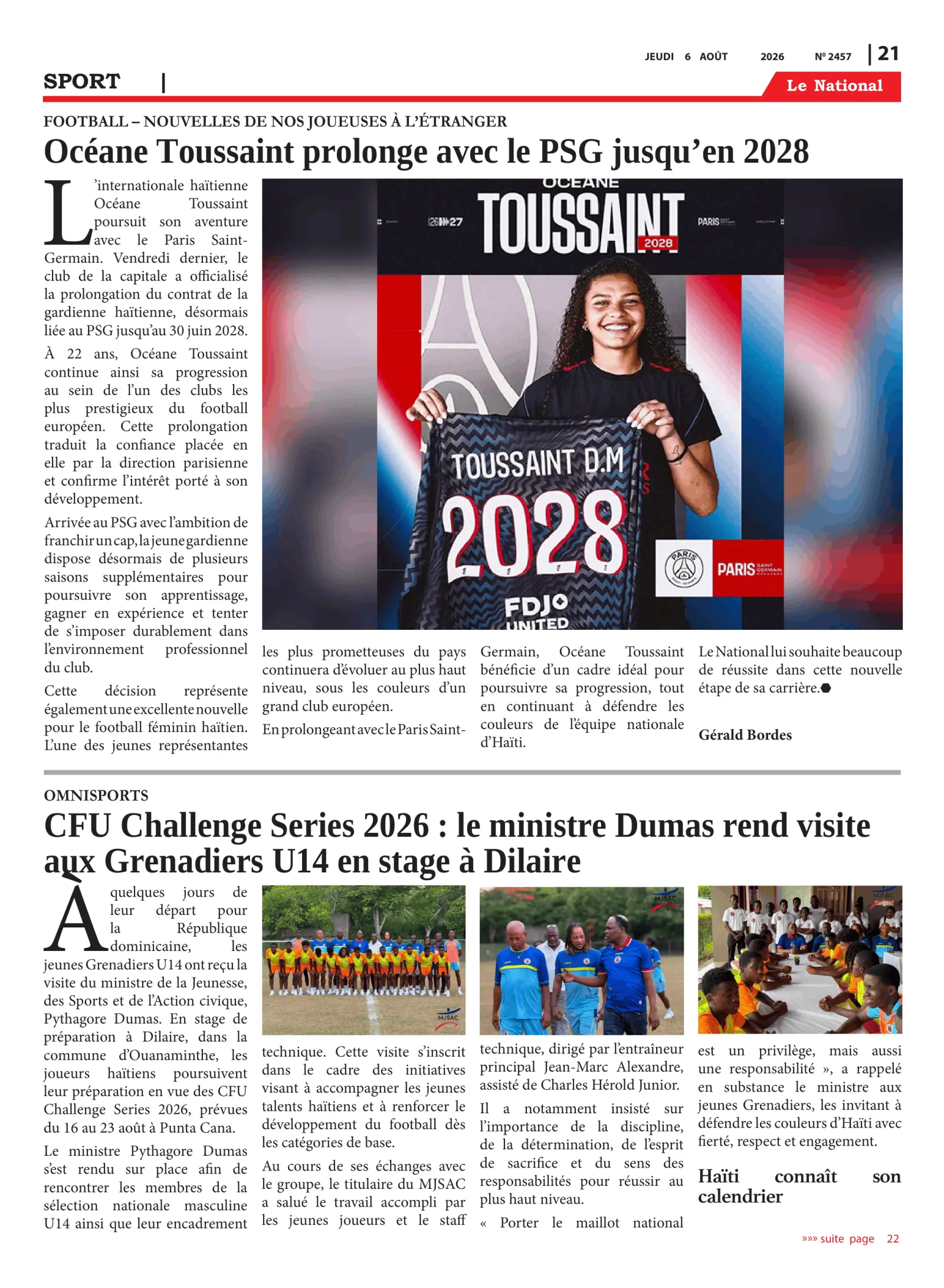 Page 20 de l'édition 2457