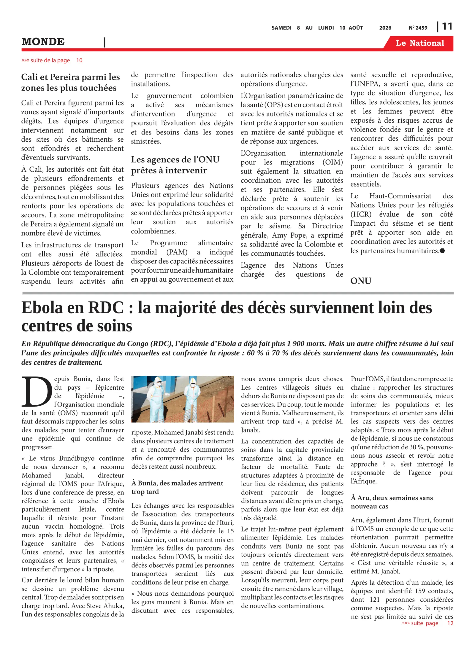 Page 11 de l'édition 2460