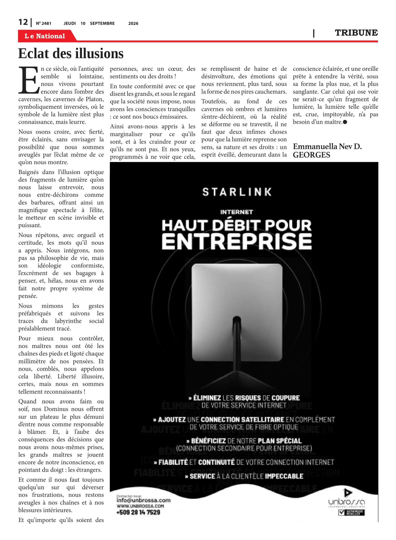 Page 12 de l'édition 2481