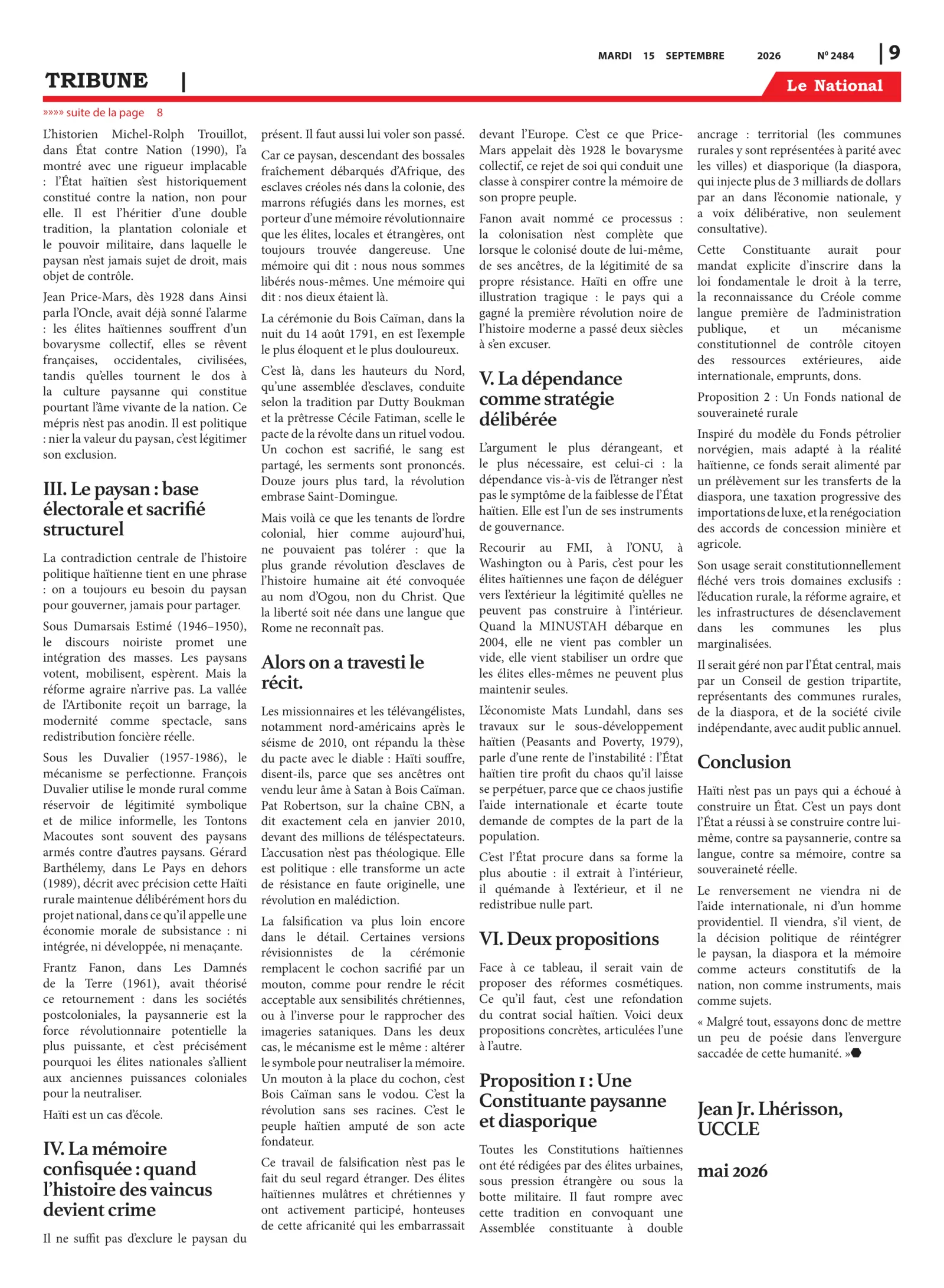 Page 9 de l'édition 2484