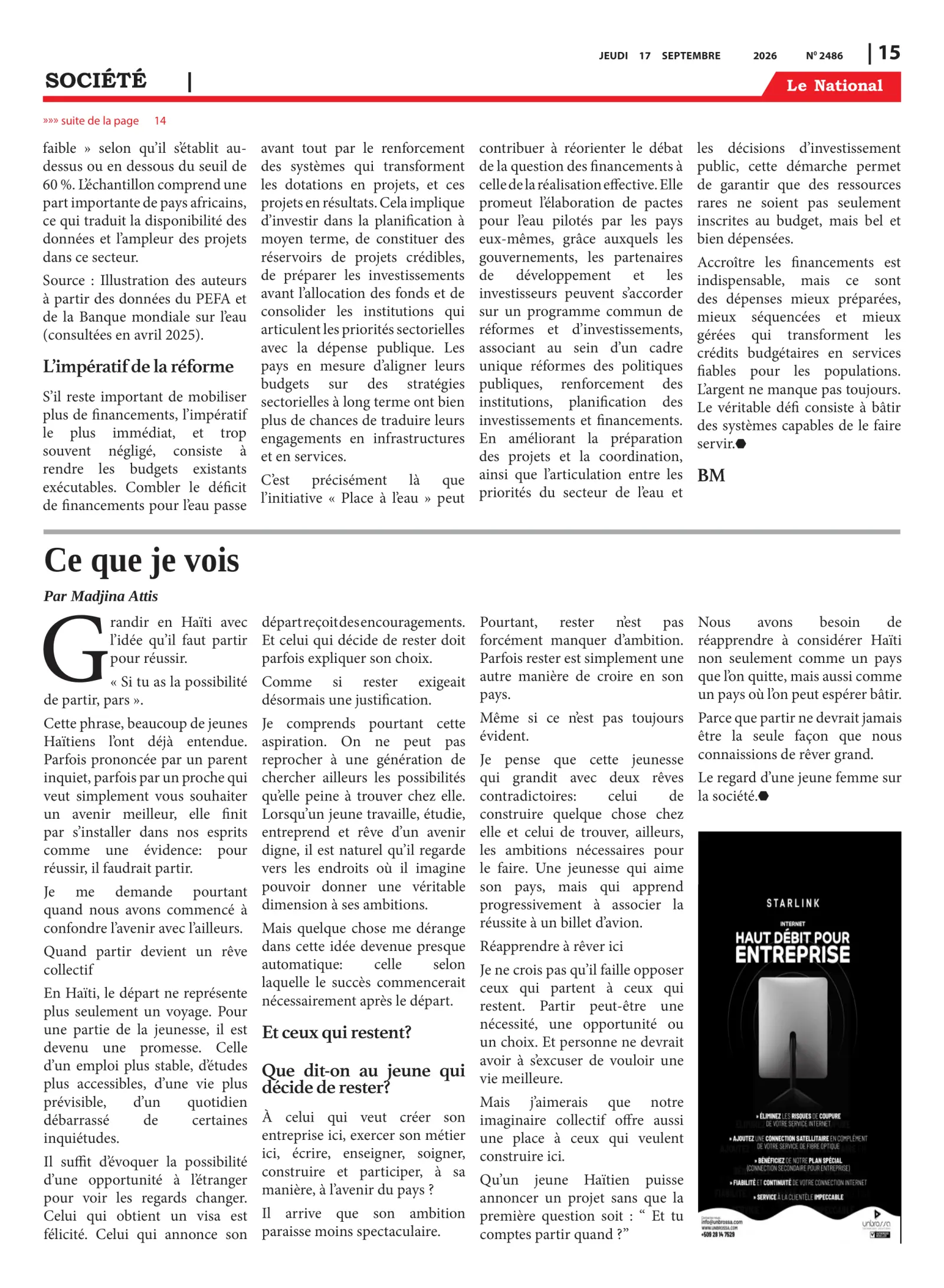 Page 15 de l'édition 2486