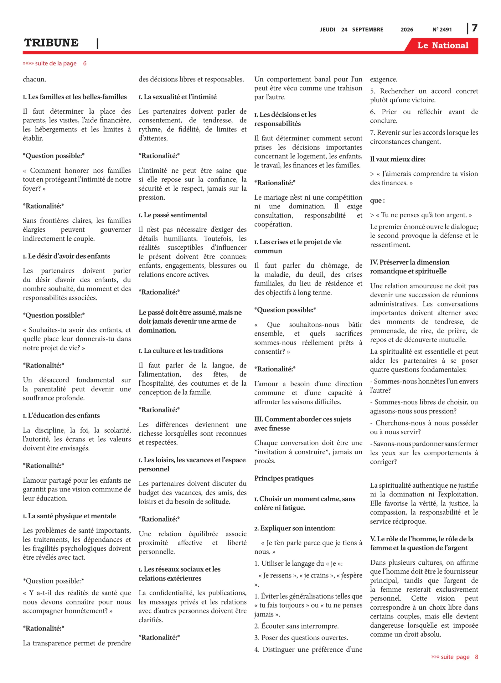 Page 7 de l'édition 2491