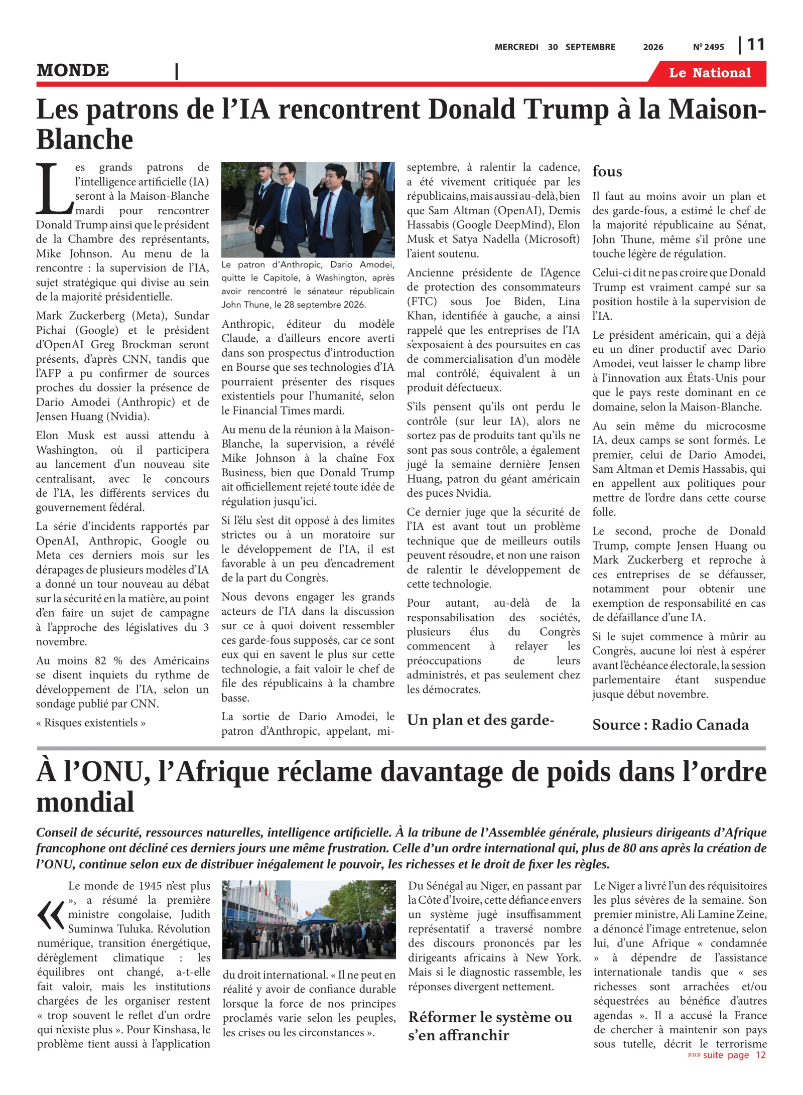 Page 11 de l'édition 2495