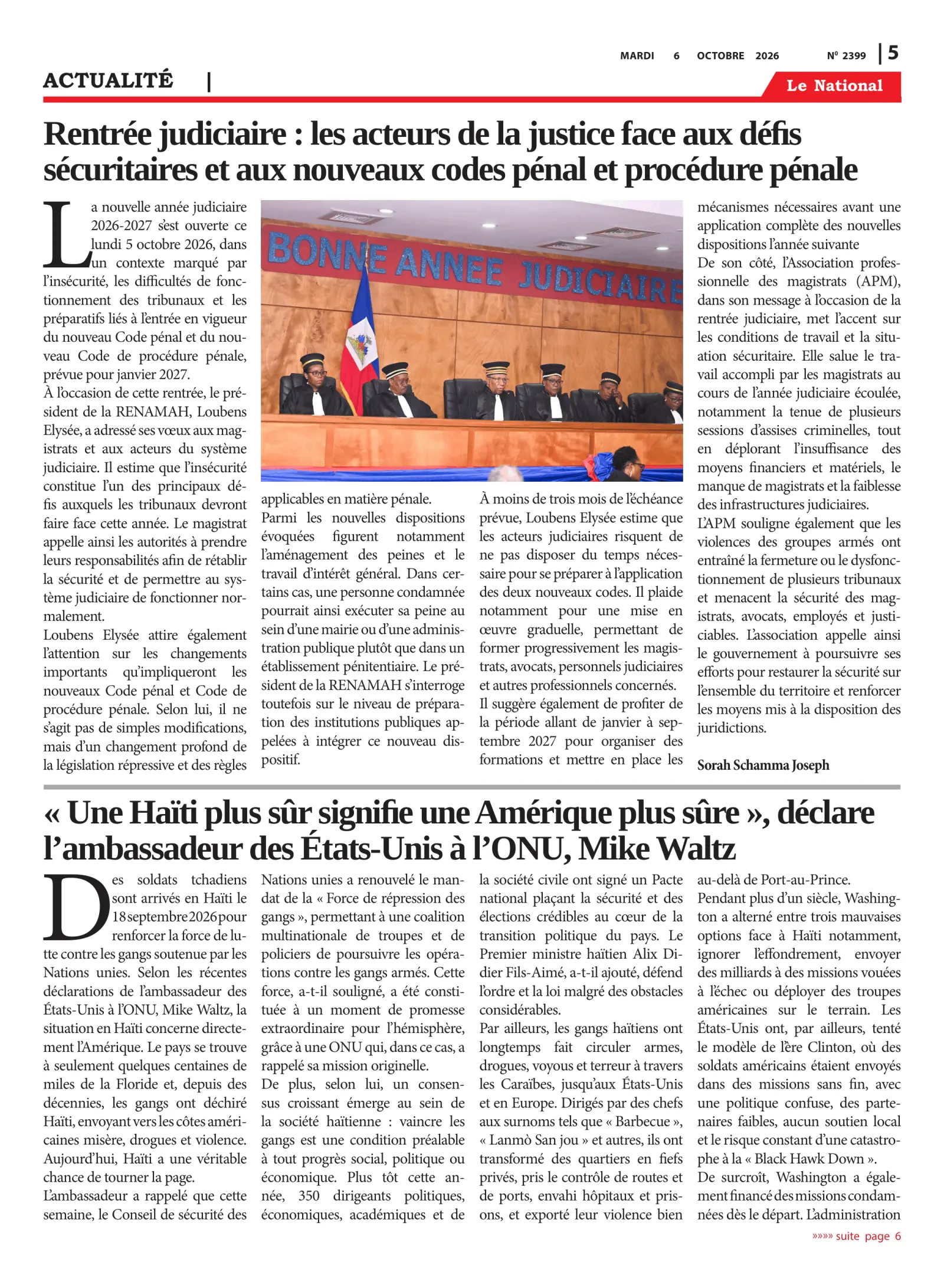 Page 5 de l'édition 2499