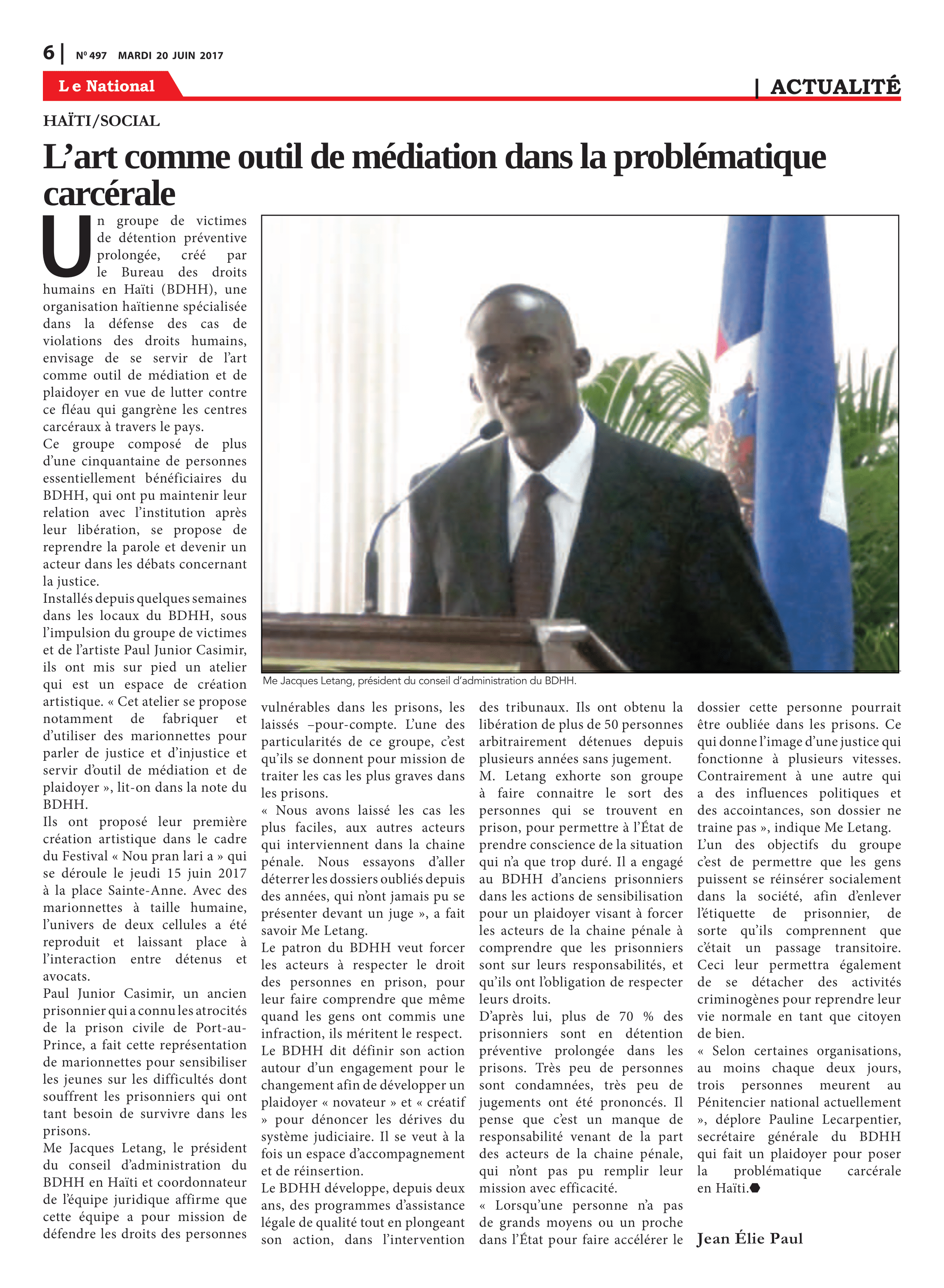Page 6 de l'édition 497