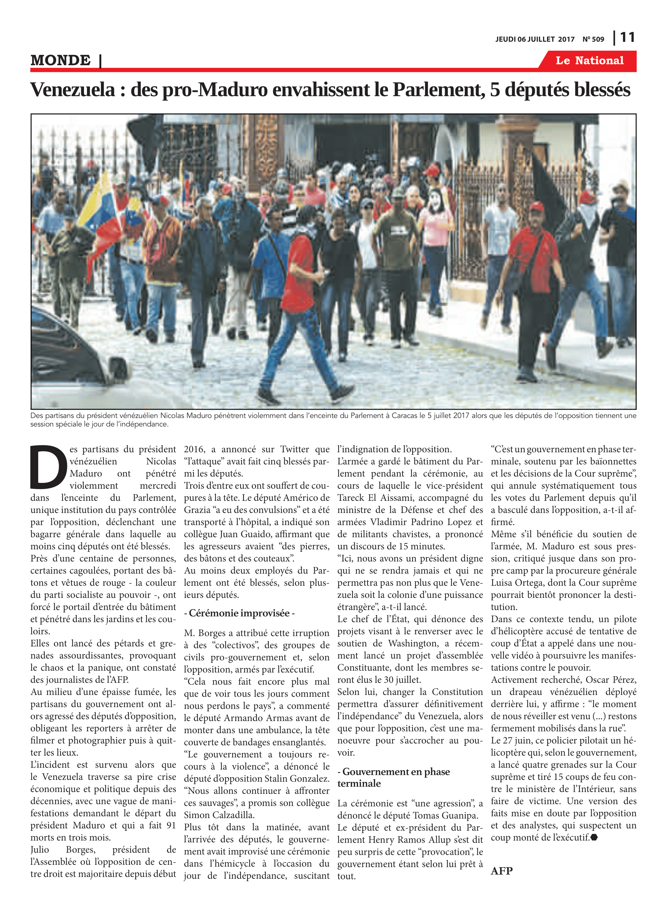 Page 11 de l'édition 509