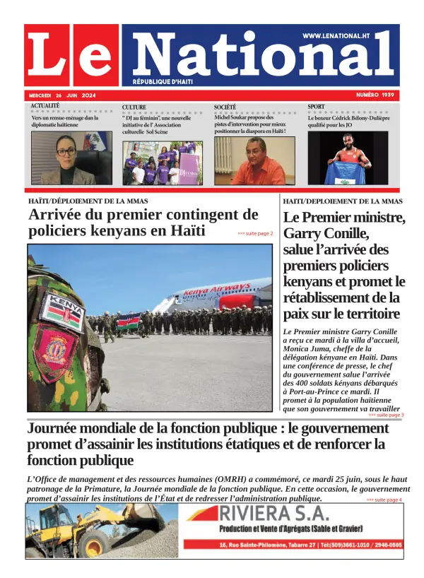 Une de l'édition 1939