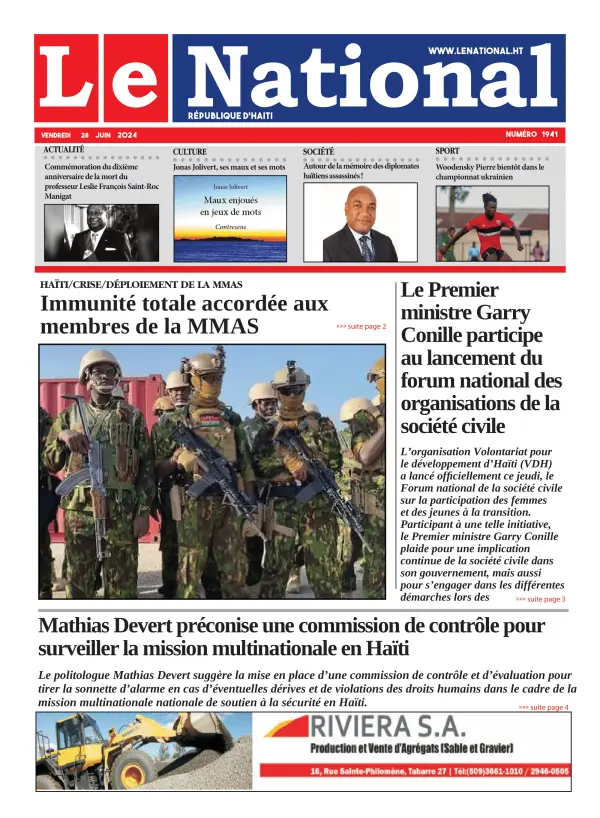Une de l'édition 1941