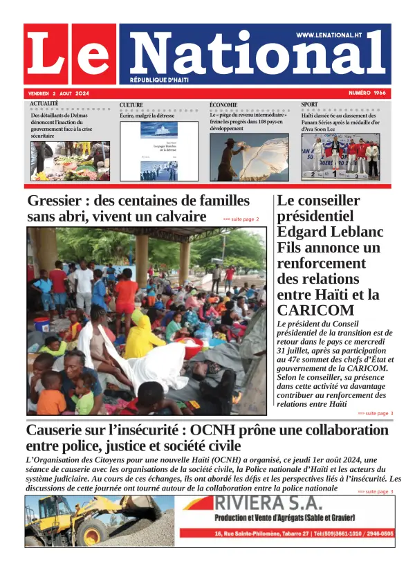 Une de l'édition 1966