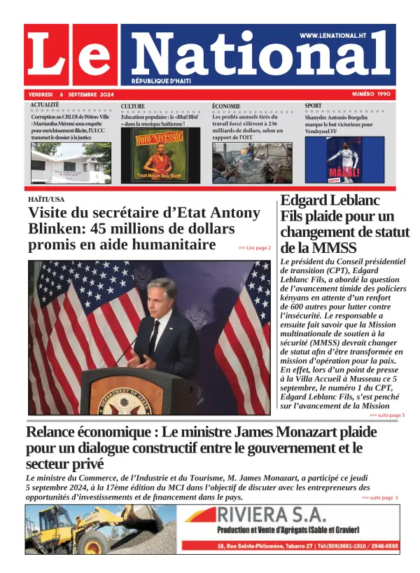 Une de l'édition 1990