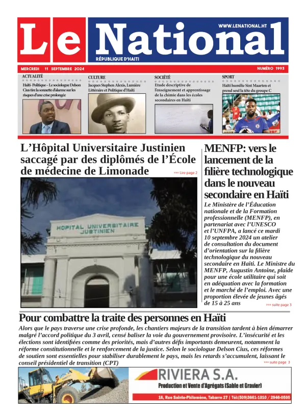 Une de l'édition 1993