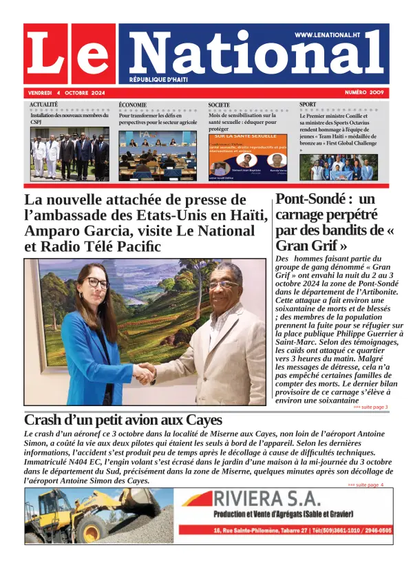 Une de l'édition 2009
