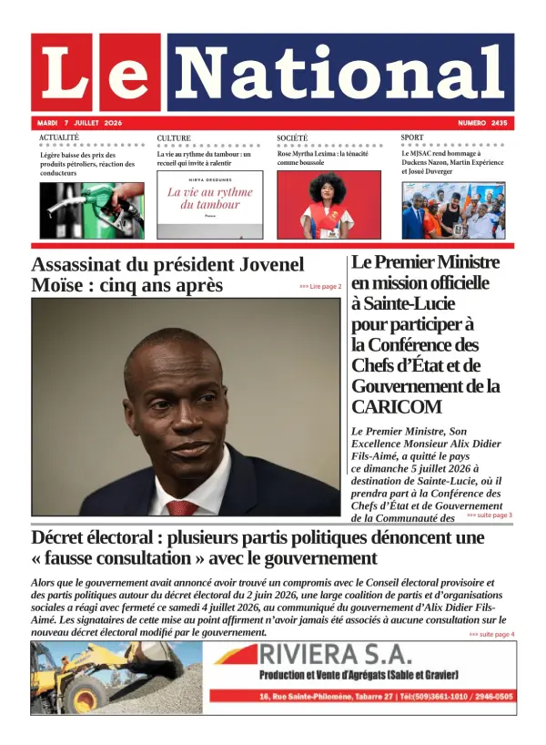 Une de l'édition 2435