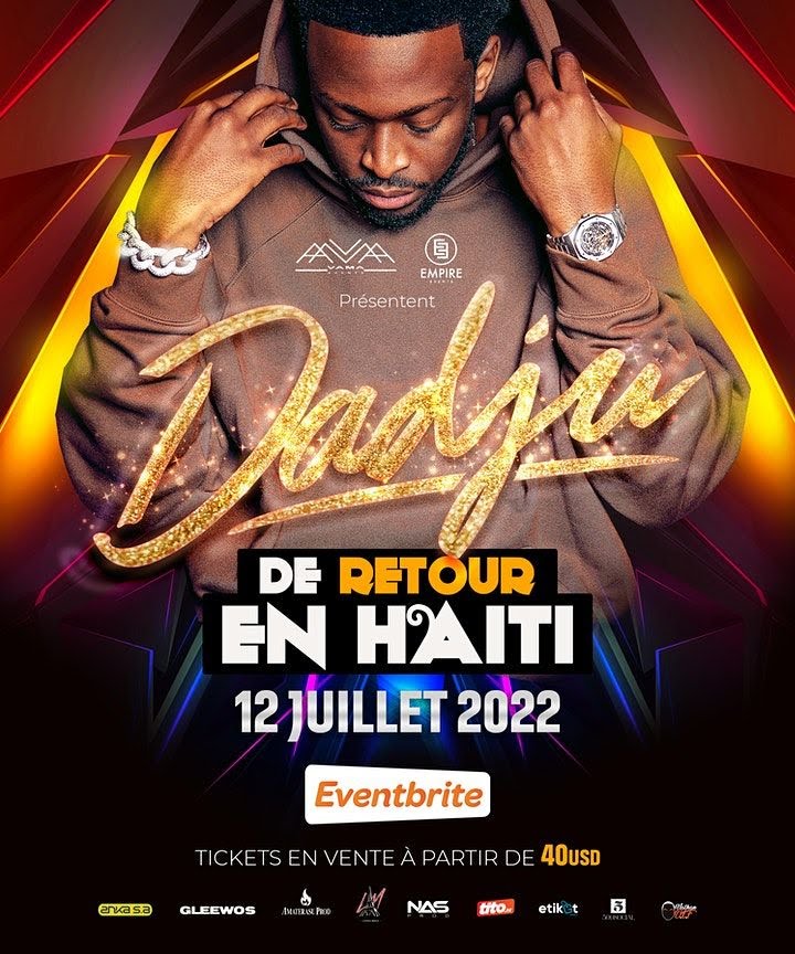 Dadju en concert en Haïti ce 12 juillet . Le Nouvelliste
