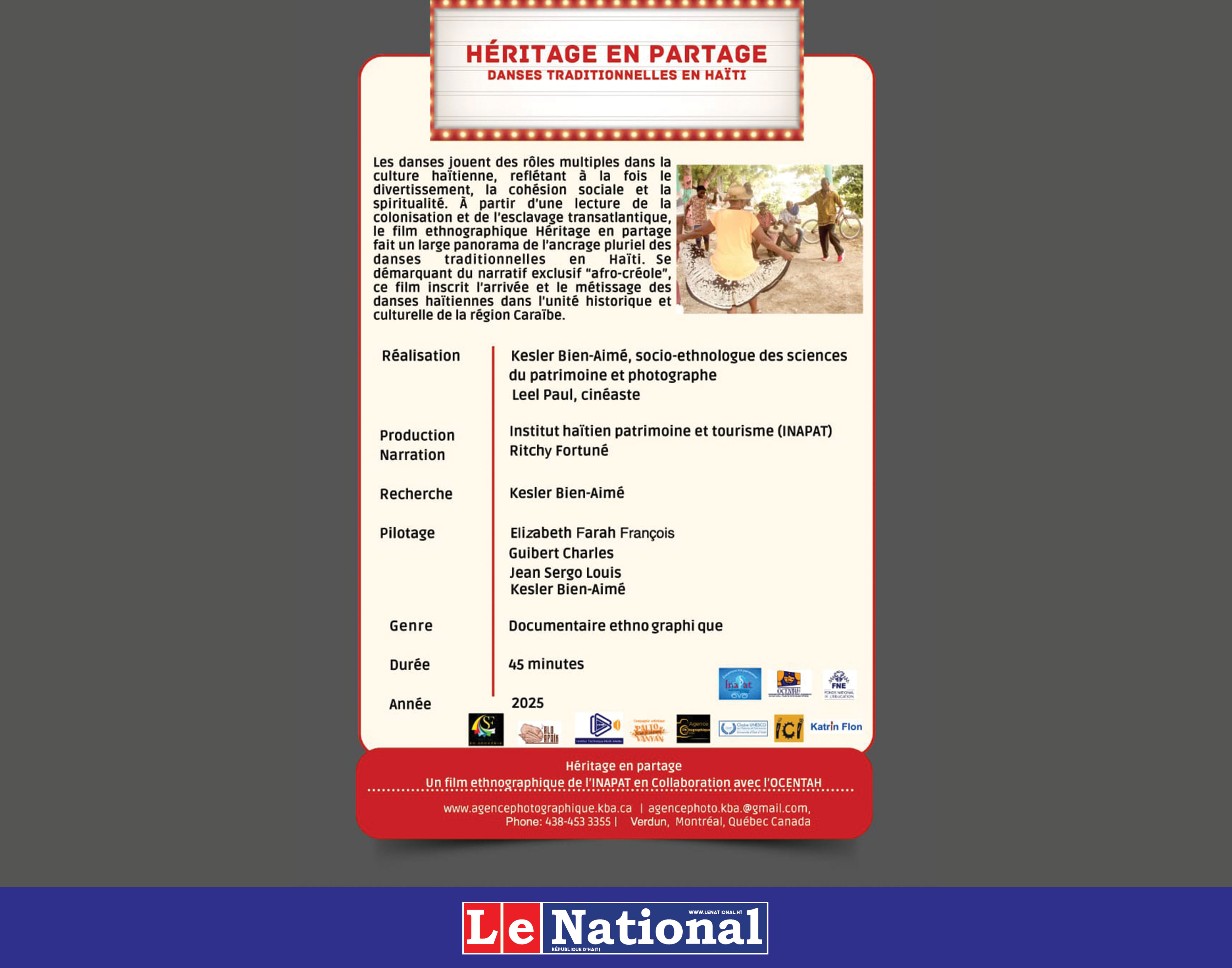 Héritage en partage : danser la mémoire d’Haïti