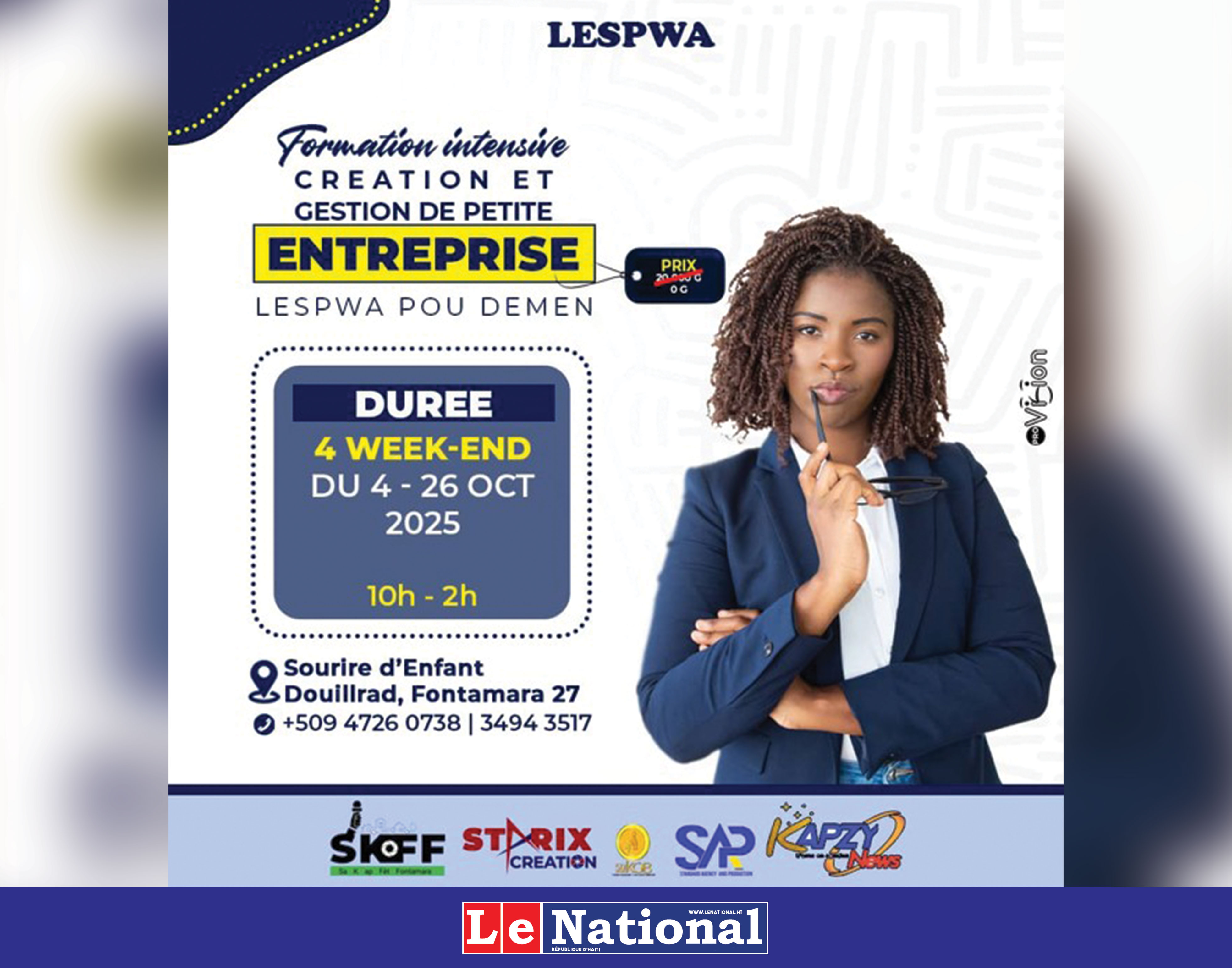 LESPWA POU DEMEN : Un programme intensif visant à favoris...