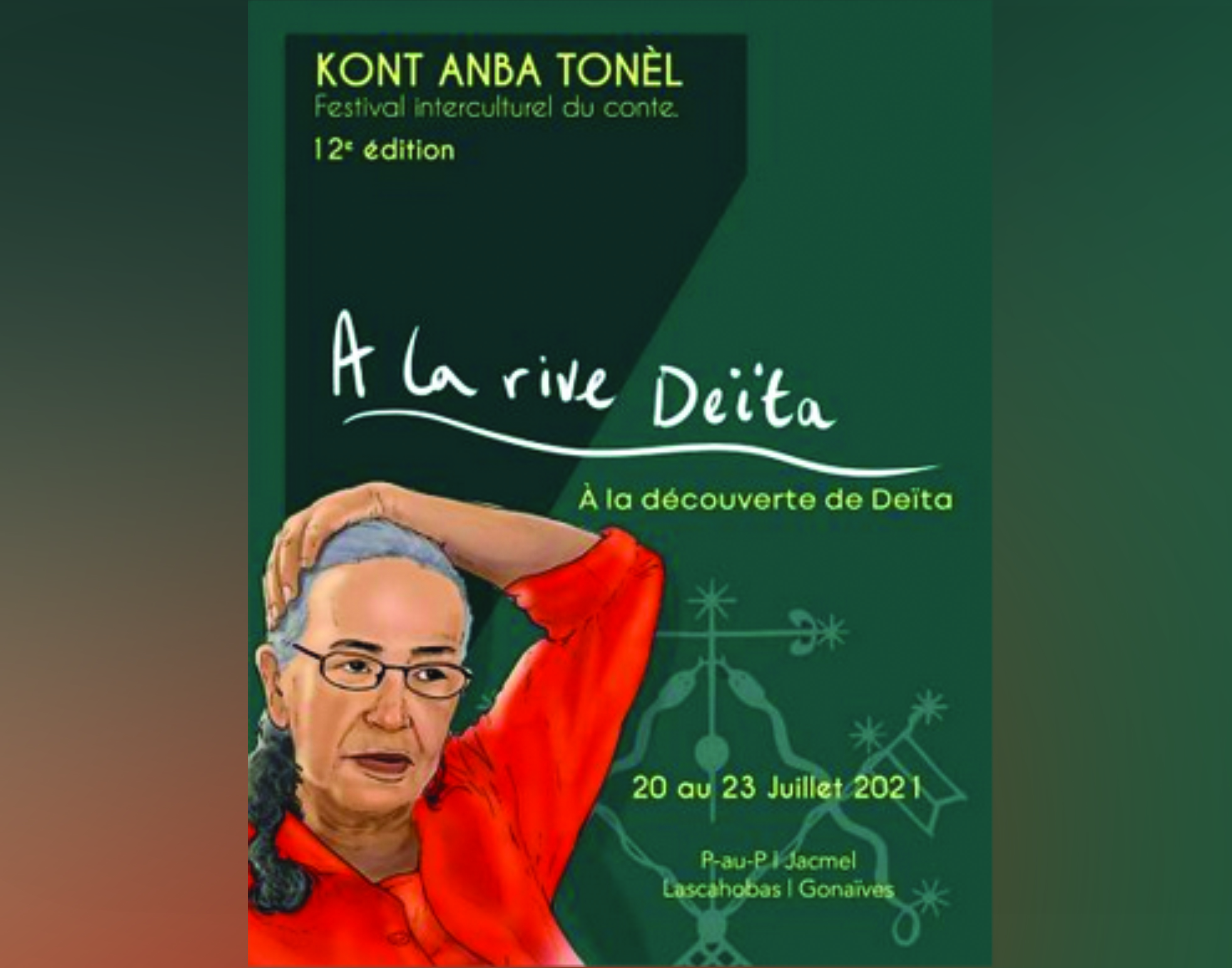 Déïta, auteure de Contes des jardins de pays de Ti Toma au cœur de la douzième édition du Festival interculturel