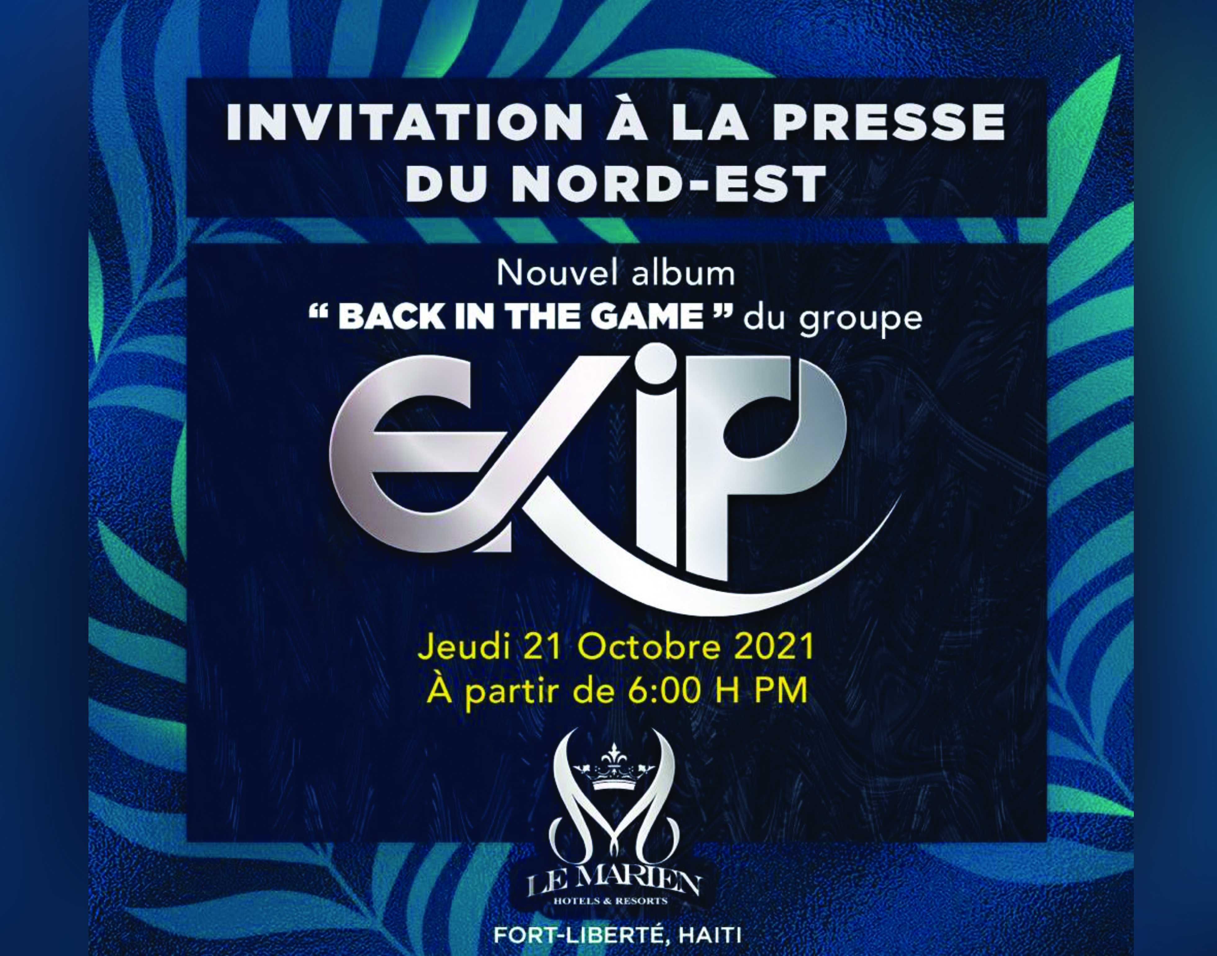 Le premier album : « Back in the game » du groupe Ekip à la conquête des fans du Nord-Est