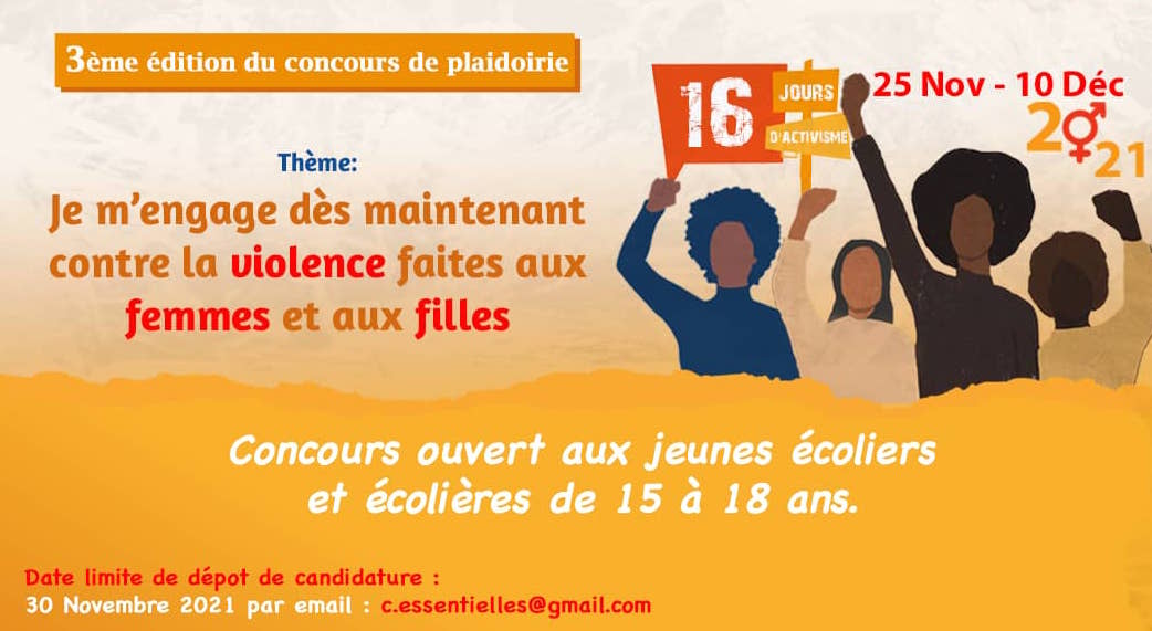 L’association Conversations Essenti'Elles lance la troisième édition de son concours de plaidoirie