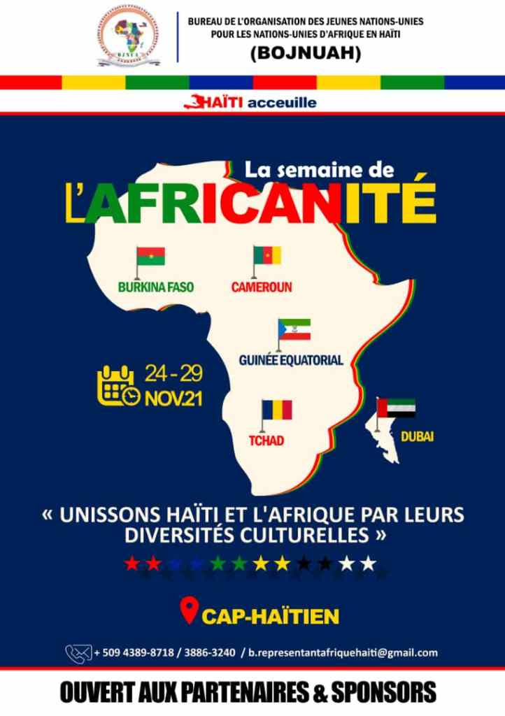 Haïti accueillera la première édition de la Semaine de l’Africanité