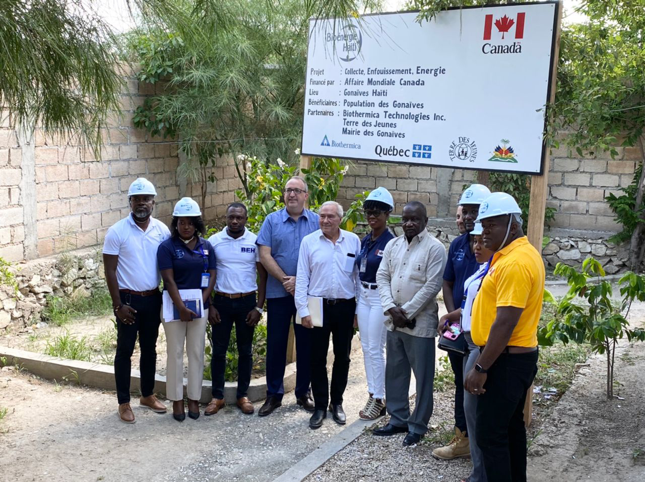Gonaïves: le Canada salue le travail de Bio-Energie Haïti
