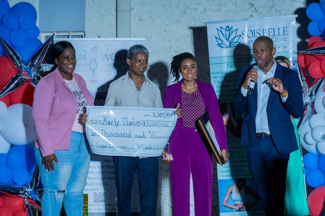 Excel Medical Associates de concert avec Delvacalcio Bonboul encense Kerly Théus et honore Nahomie Ambroise et Marie Sophonie Louis