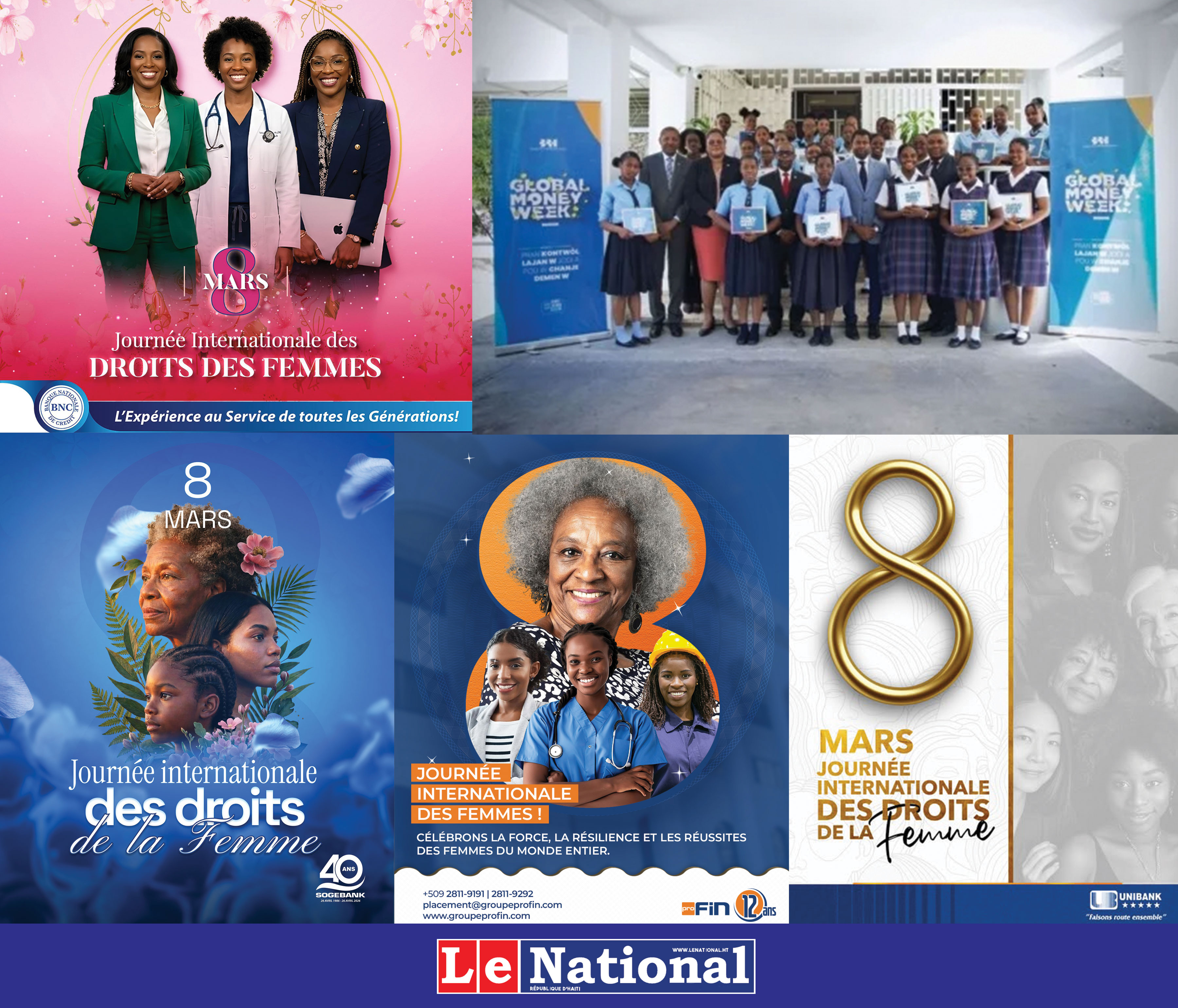 8 mars 2026: les banques et les femmes en Haïti