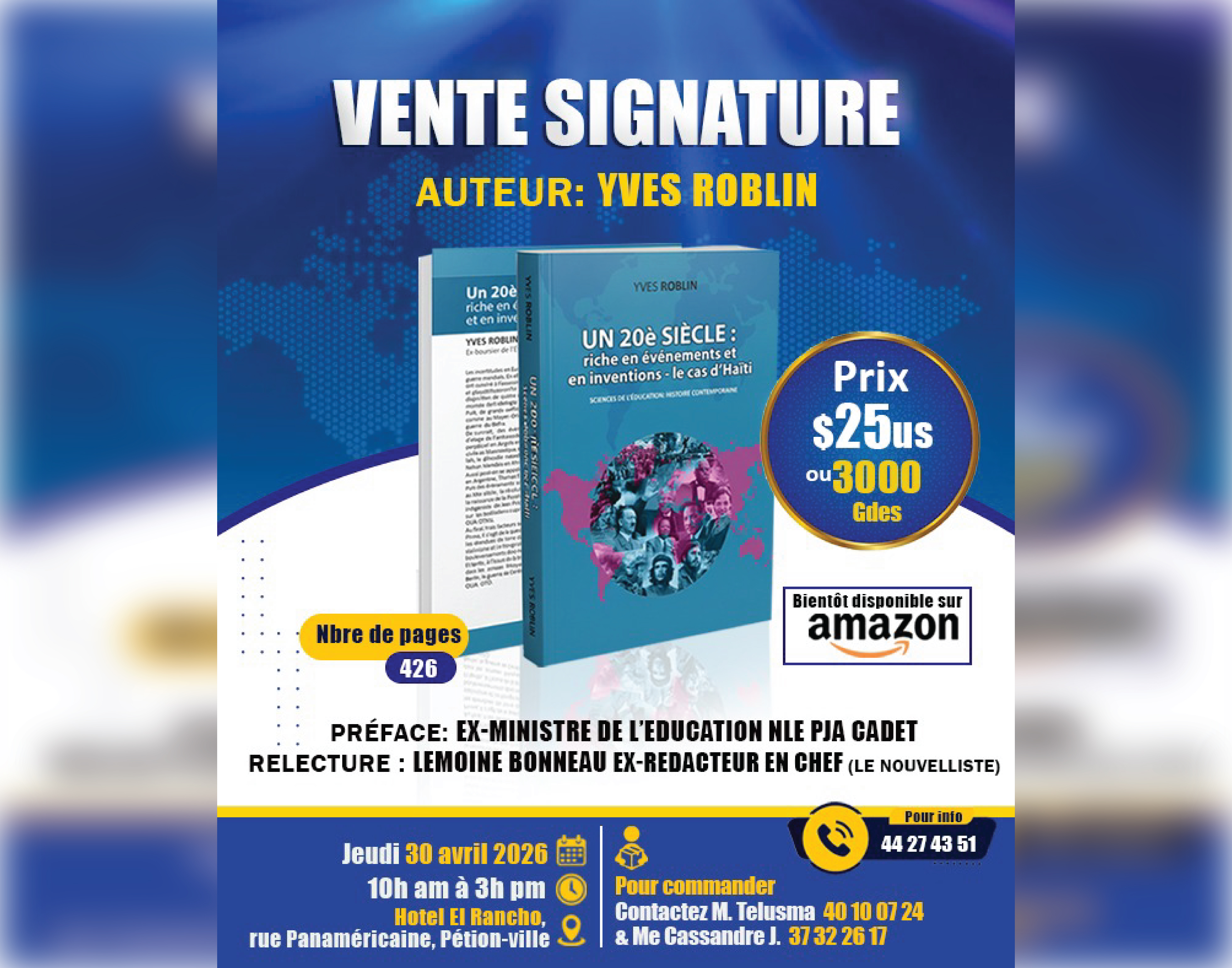 Yves Roblin en signature à El Rancho : radiographie d’un XXe siècle convulsif