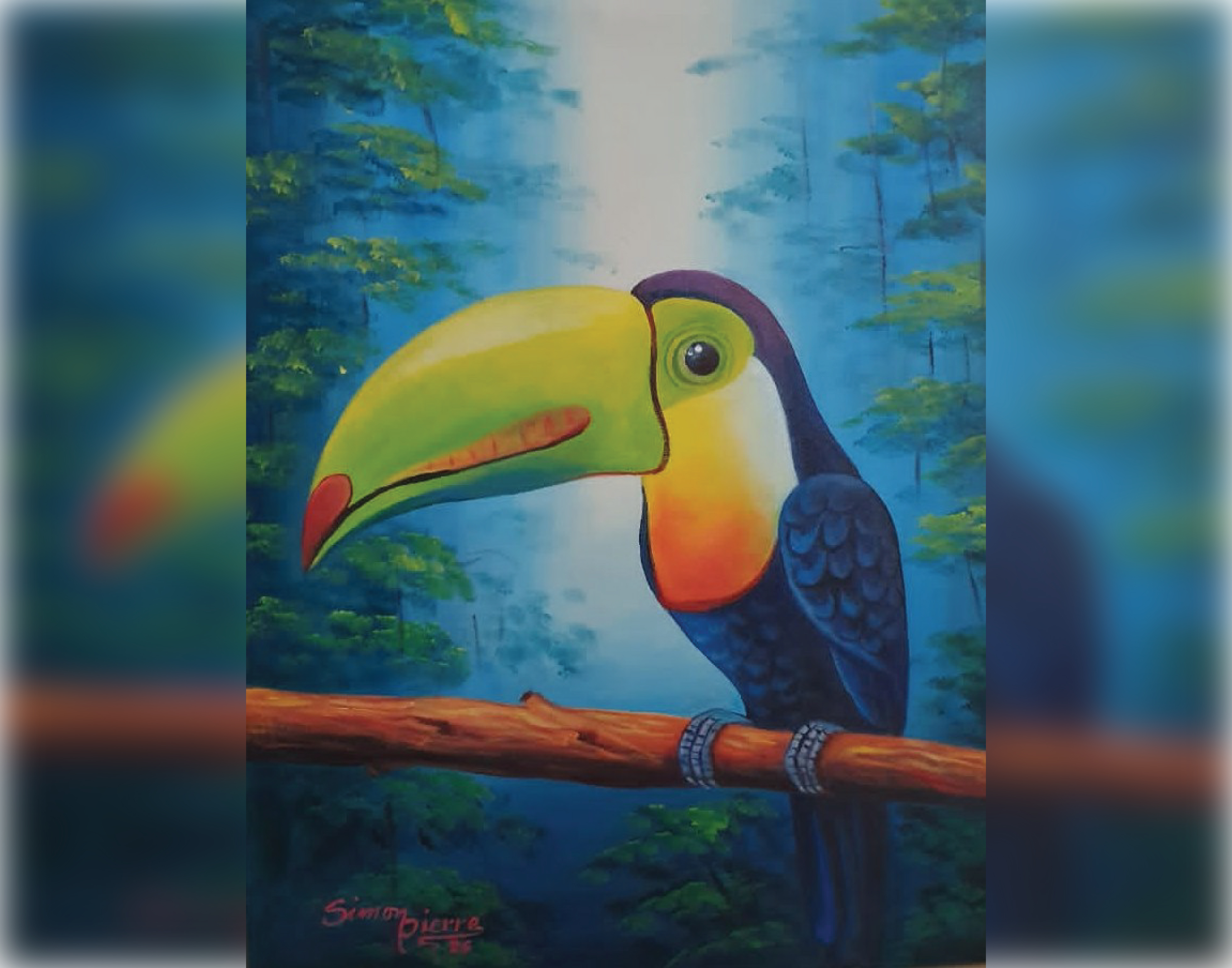 « Entre peinture et philatélie » de Dubicart Gallery au Collège Catts Pressoir