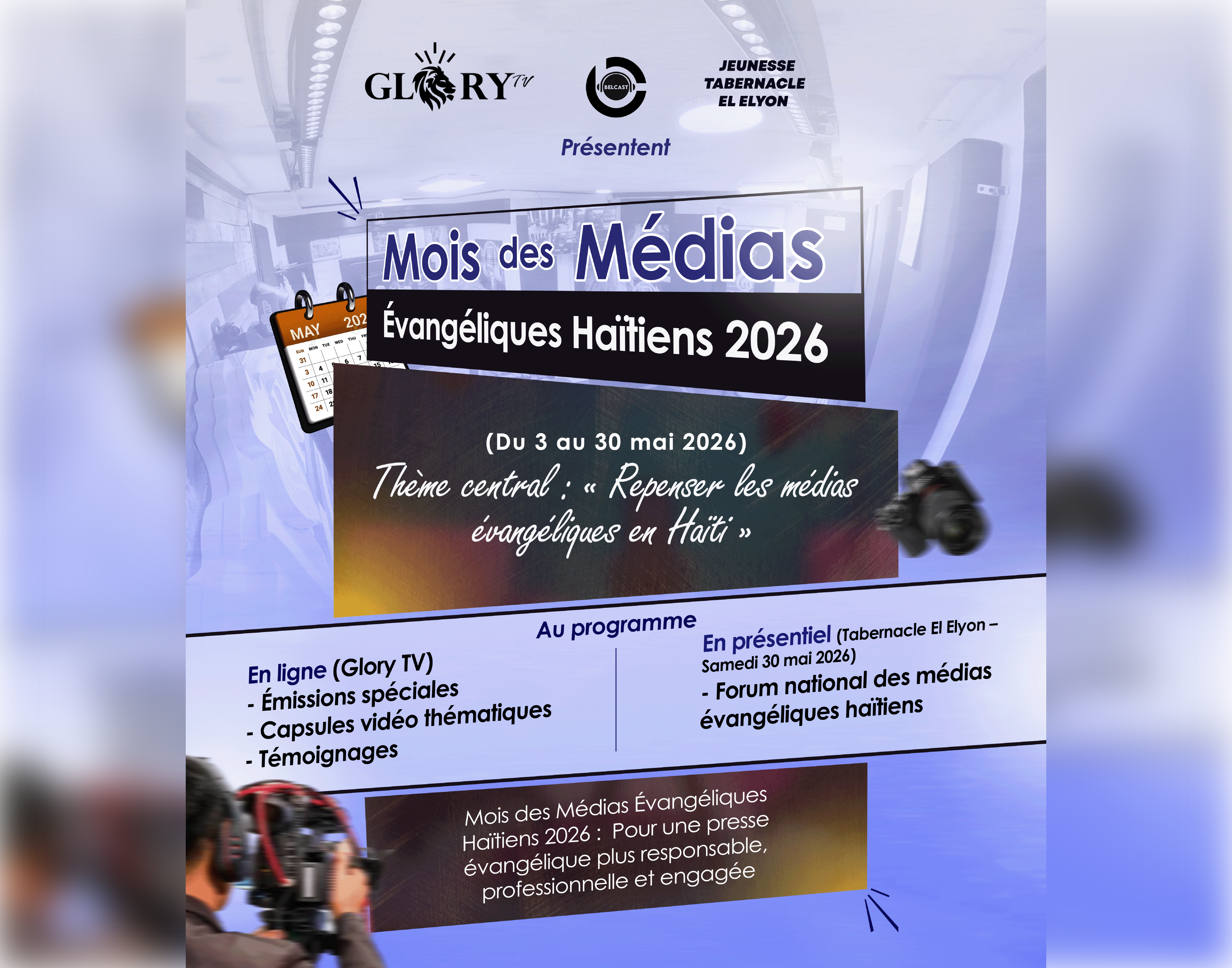 Glory TV lance la première édition du Mois des Médias Évangéliques en Haïti