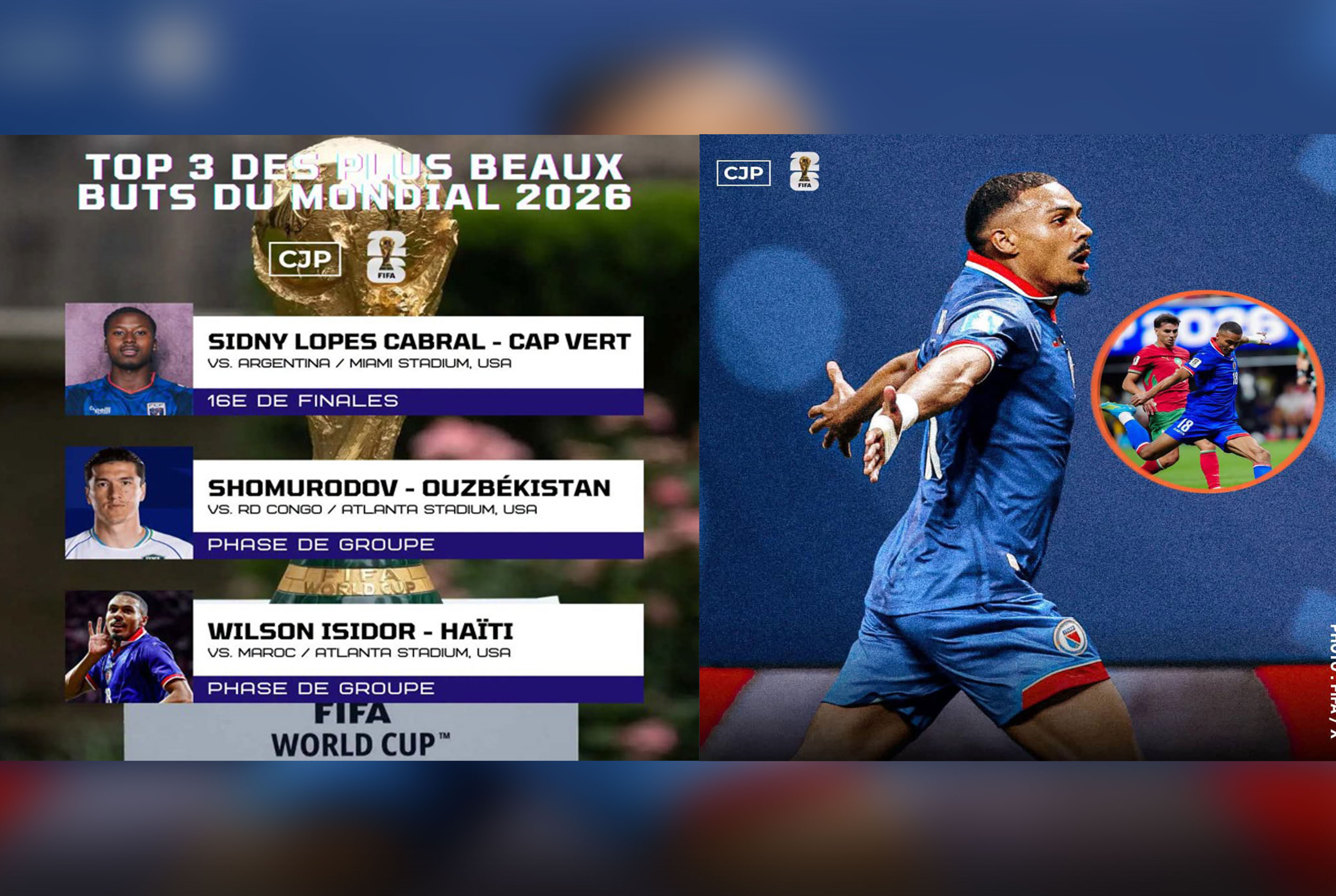 Wilson Isidor inscrit l’un des plus beaux buts du Mondial pour Haïti