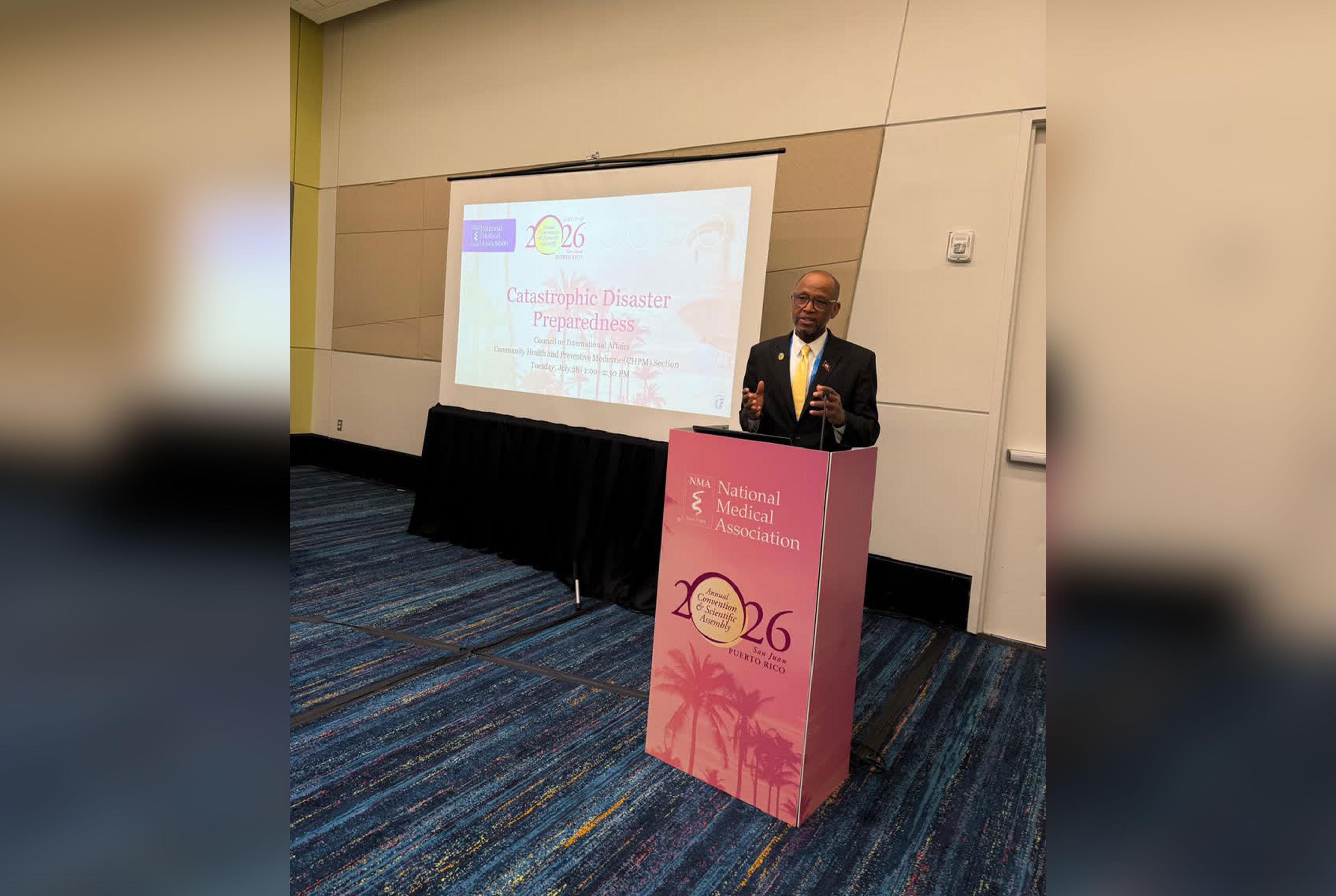 À Porto Rico, le Dr Yvens Laborde porte la voix d’Haïti devant la National Medical Association